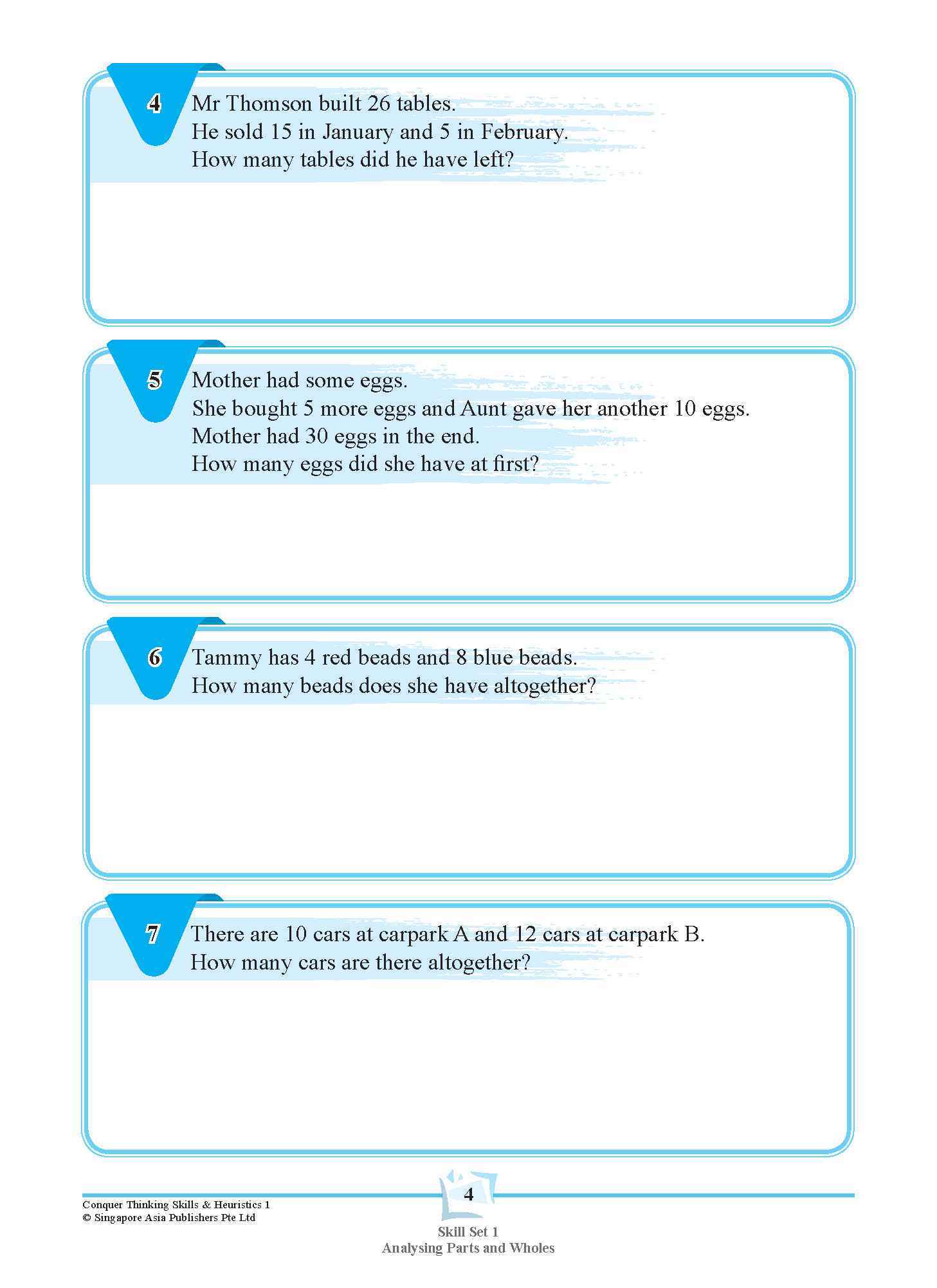 Conquer Thinking Skills & Heuristics Workbook 1