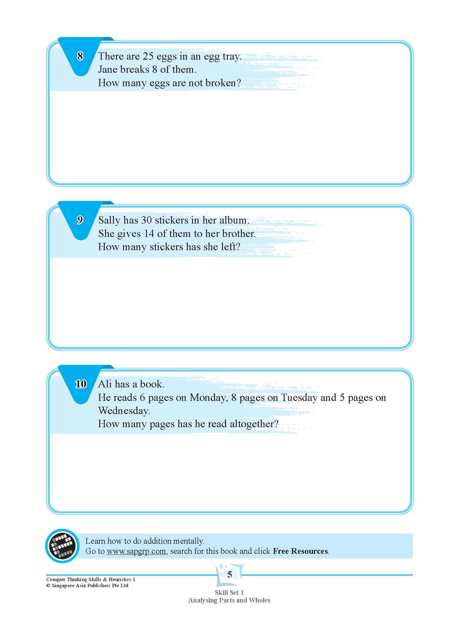 Conquer Thinking Skills & Heuristics Workbook 1