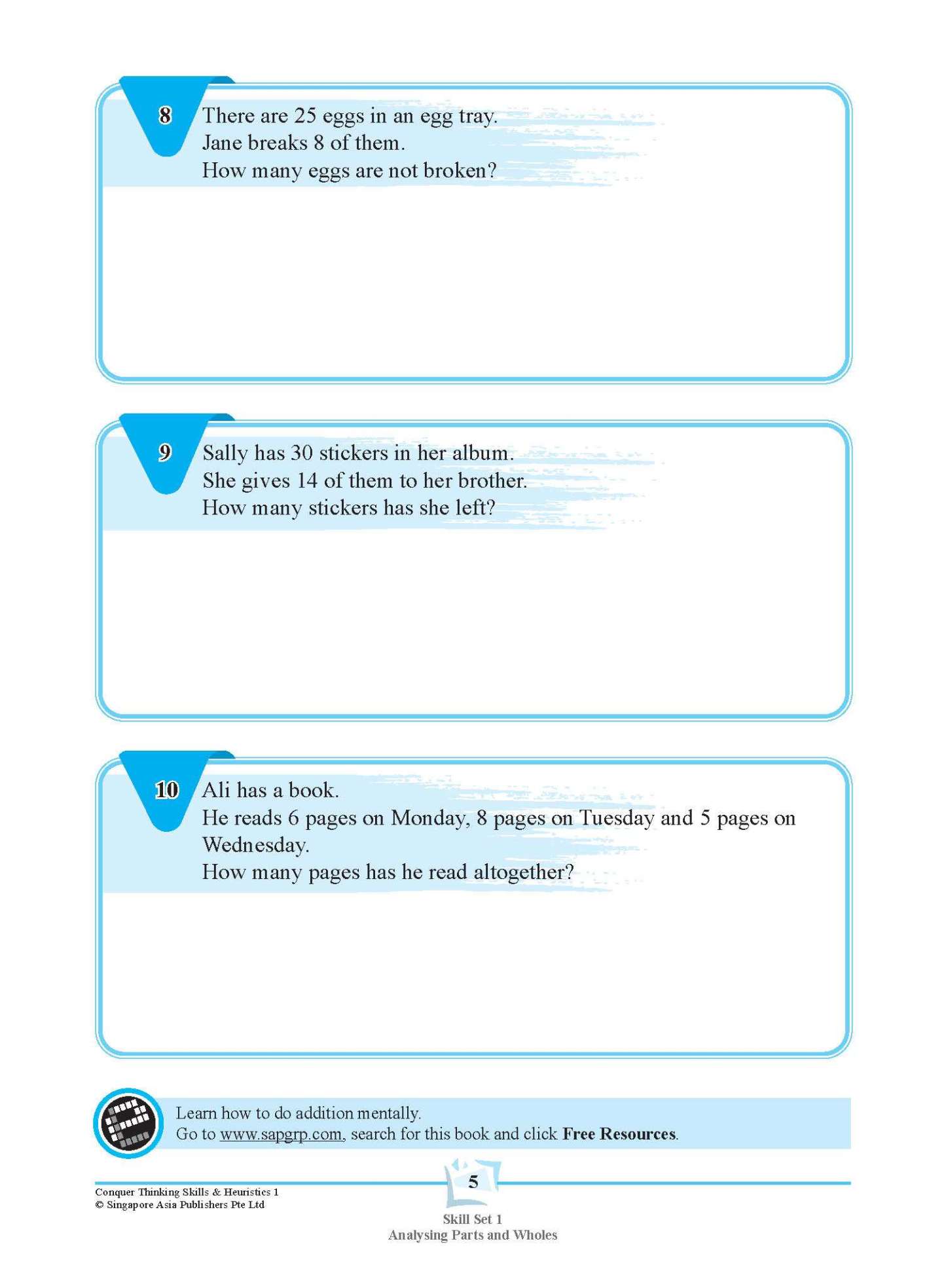 Conquer Thinking Skills & Heuristics Workbook 1