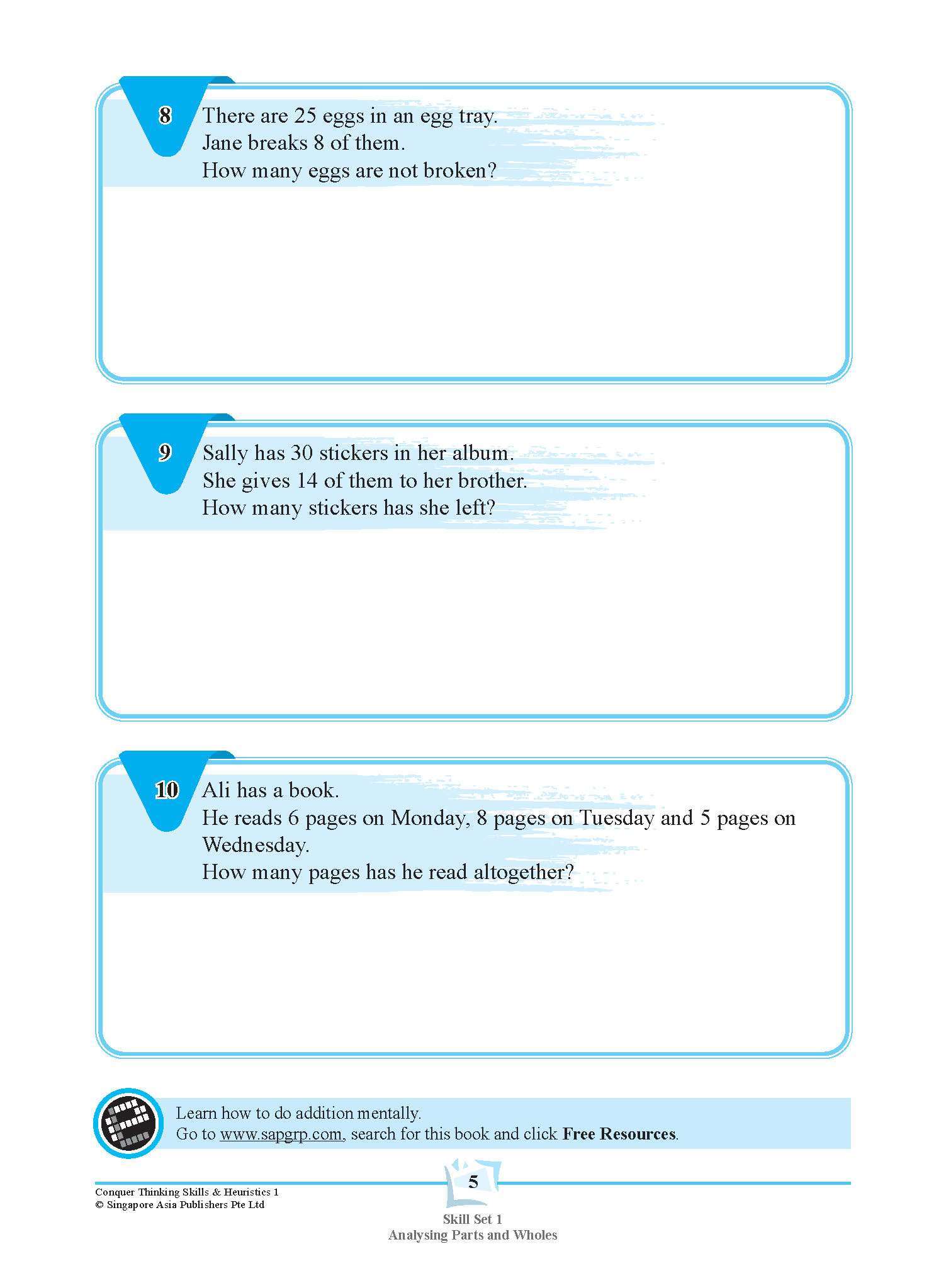 Conquer Thinking Skills & Heuristics Workbook 1