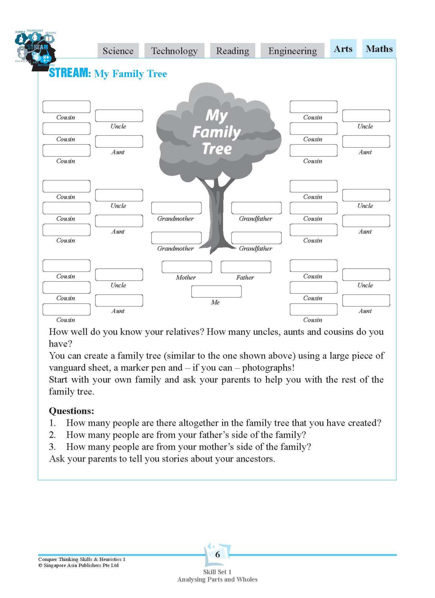 Conquer Thinking Skills & Heuristics Workbook 1