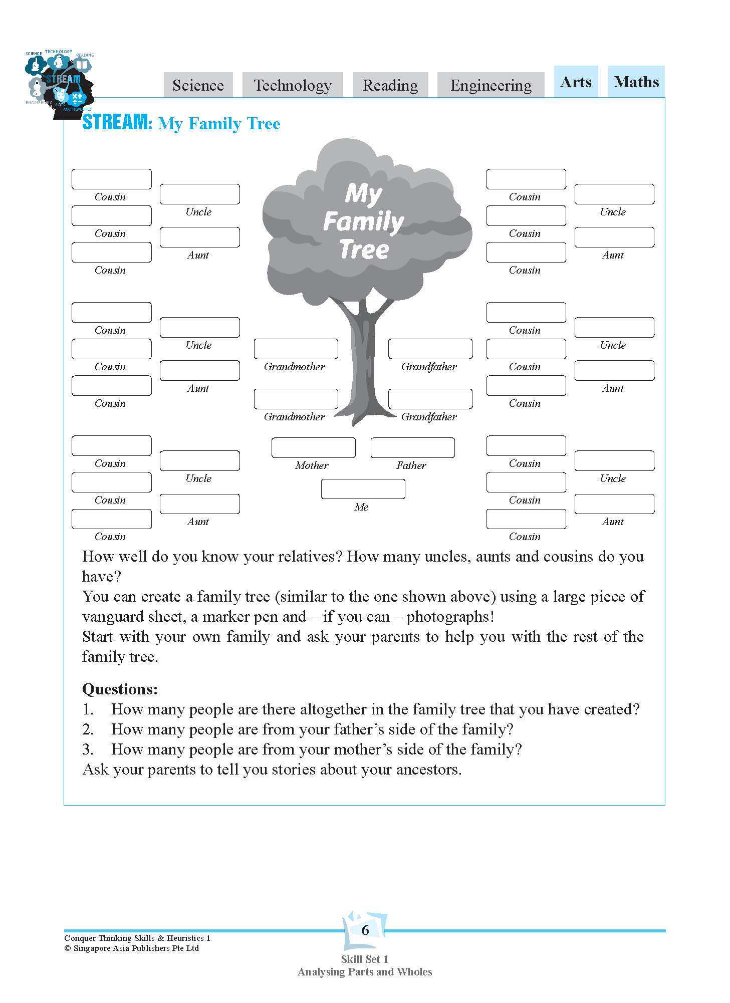 Conquer Thinking Skills & Heuristics Workbook 1