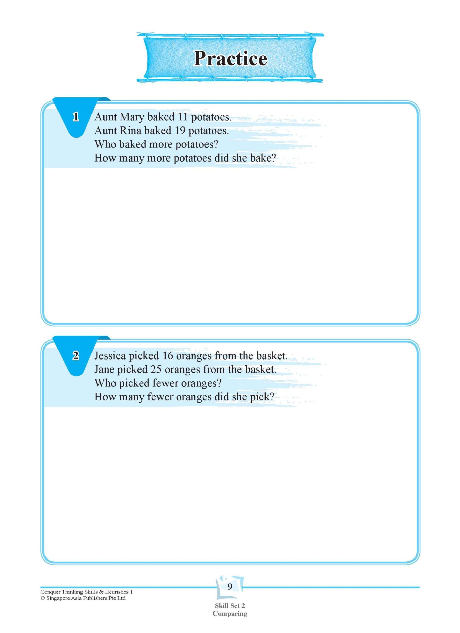 Conquer Thinking Skills & Heuristics Workbook 1