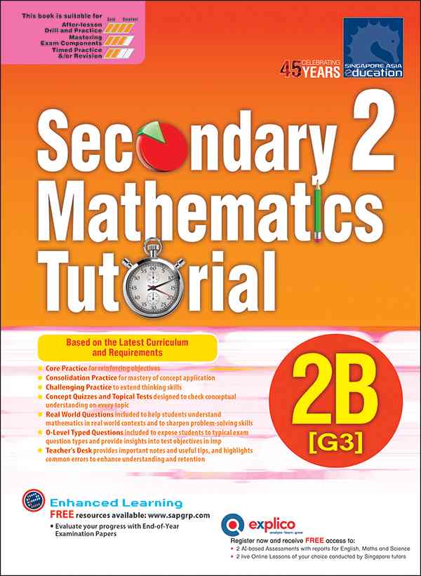 Secondary 2 Mathematics Tutorial 2B [G3]