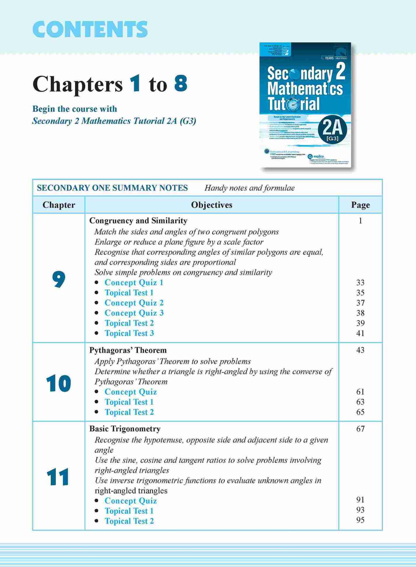 Secondary 2 Mathematics Tutorial 2B [G3] – iLovereading.sg Pte Ltd