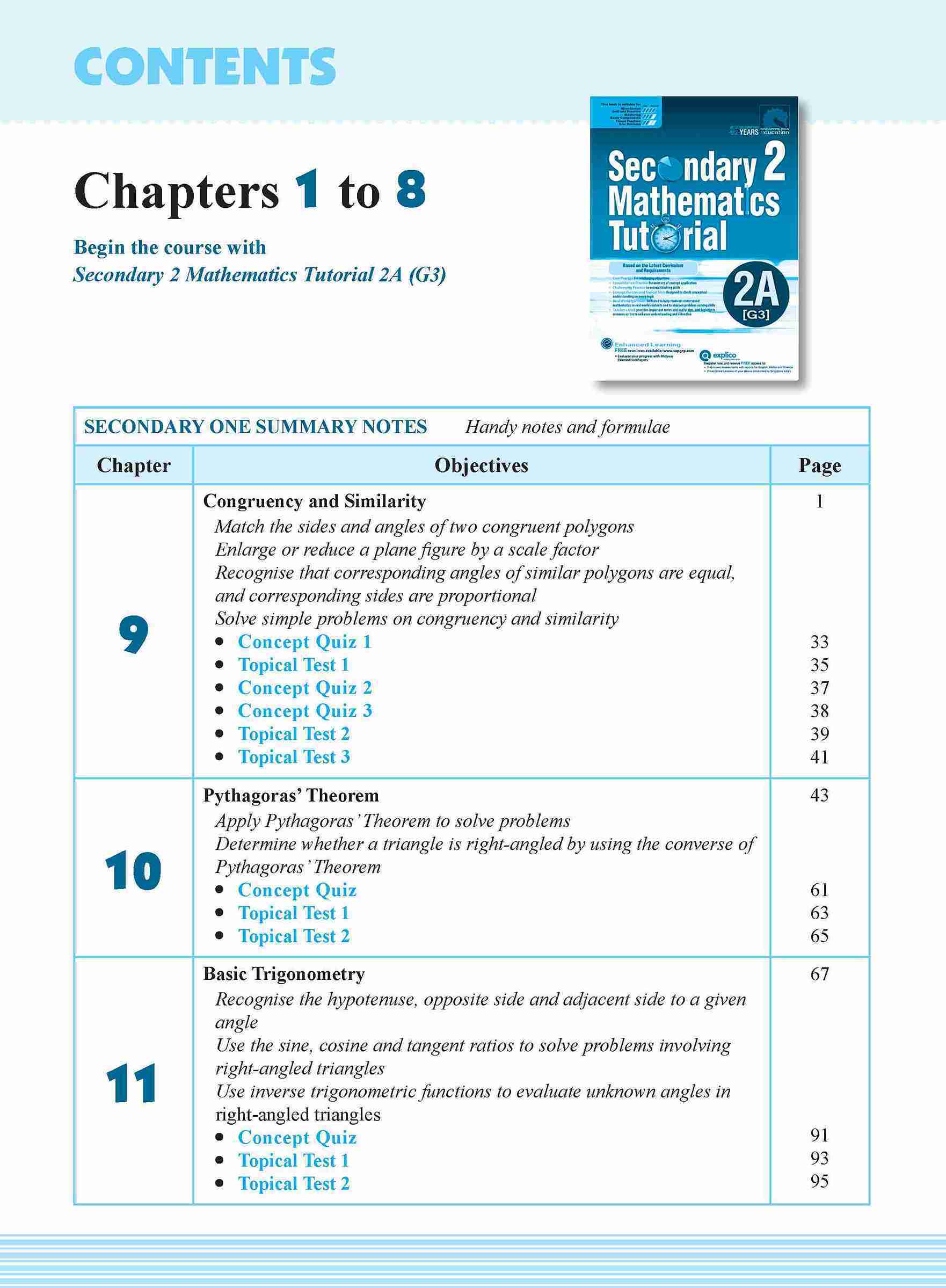 Secondary 2 Mathematics Tutorial 2B [G3]