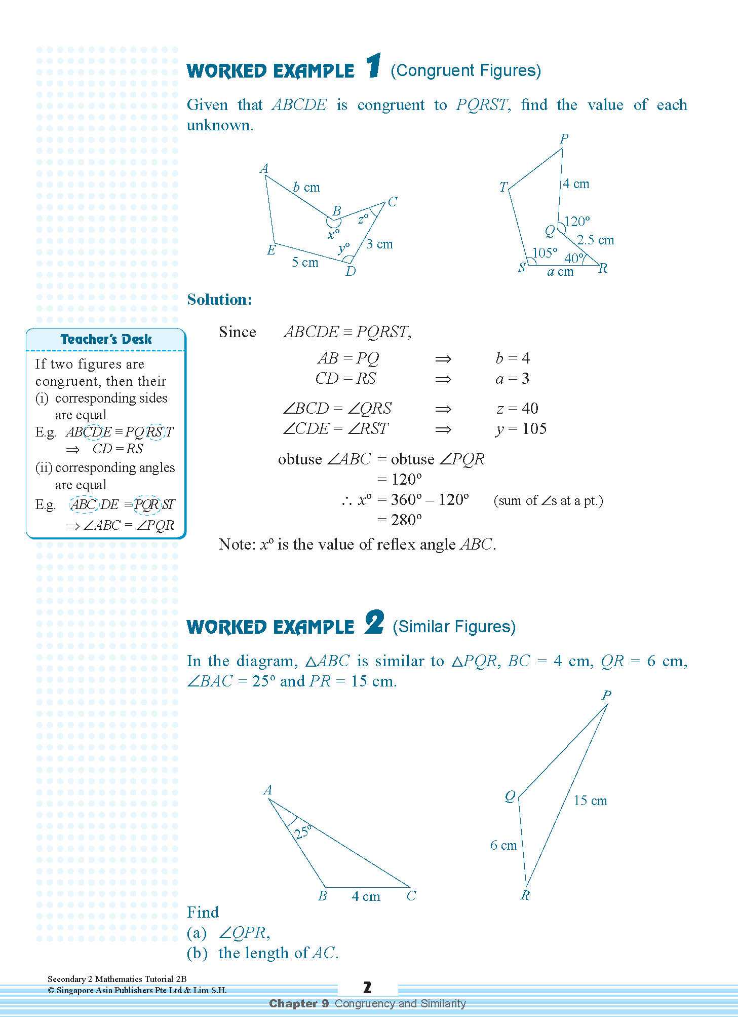 Secondary 2 Mathematics Tutorial 2B [G3]