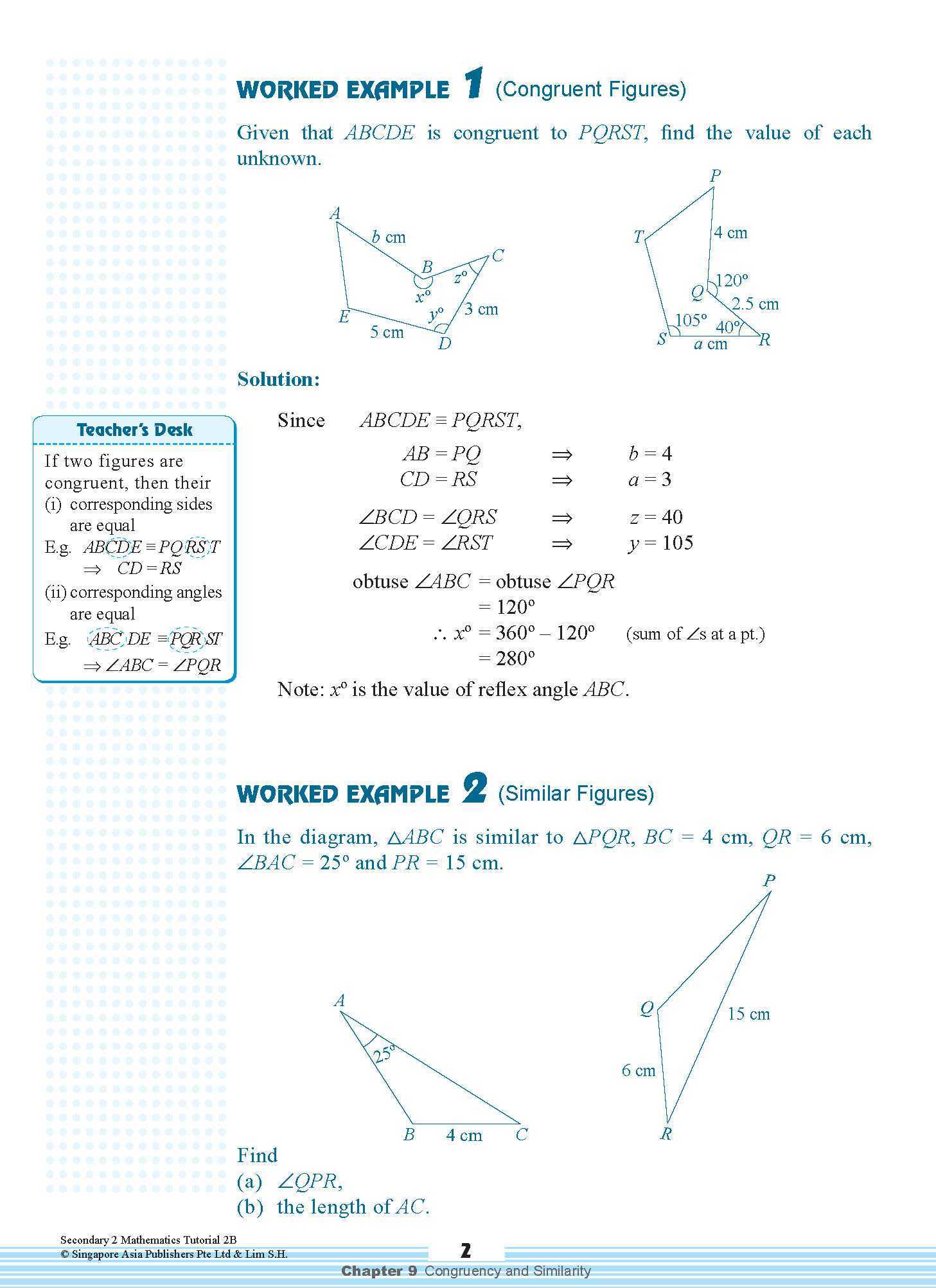 Secondary 2 Mathematics Tutorial 2B [G3]