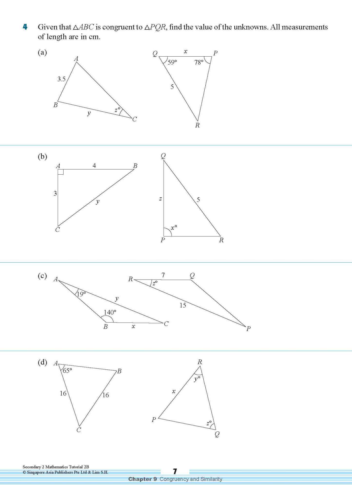 Secondary 2 Mathematics Tutorial 2B [G3]