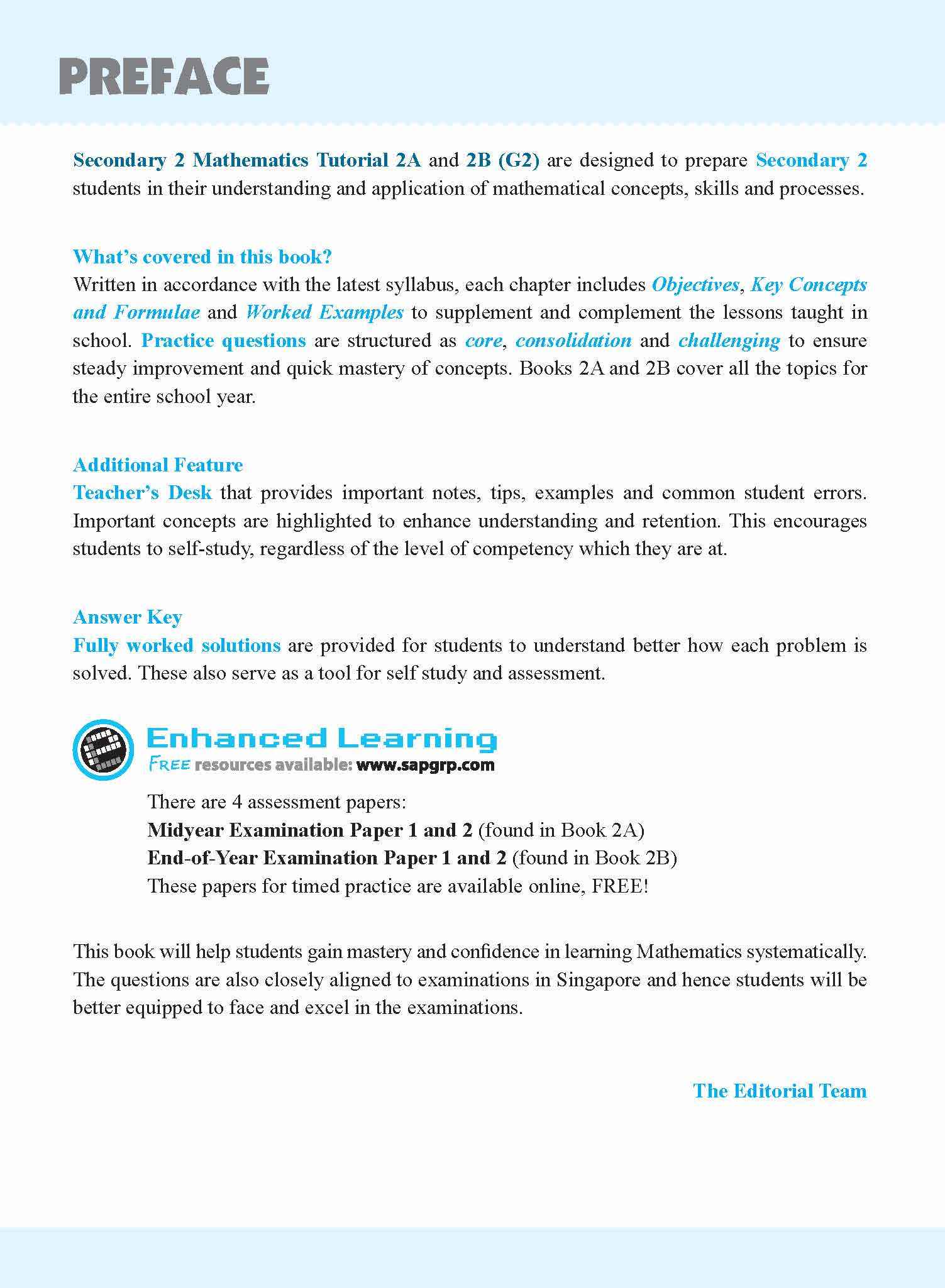 Secondary 2 Mathematics Tutorial 2A [G2]