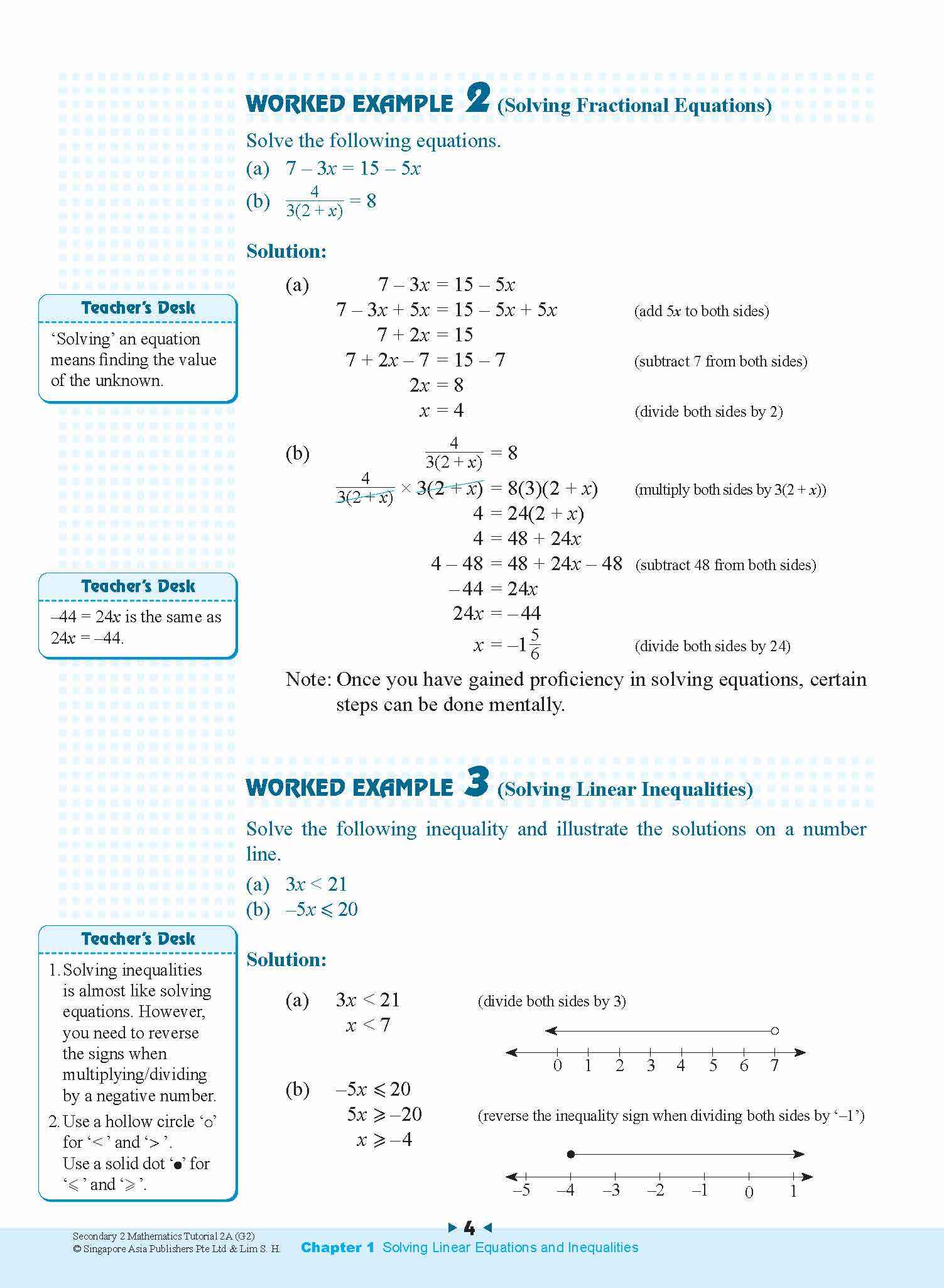 Secondary 2 Mathematics Tutorial 2A [G2]