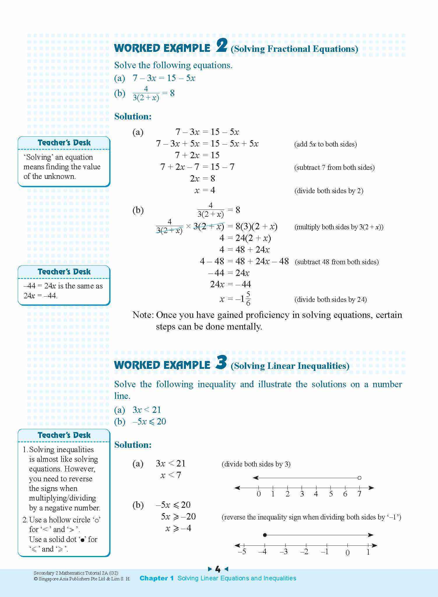 Secondary 2 Mathematics Tutorial 2A [G2]