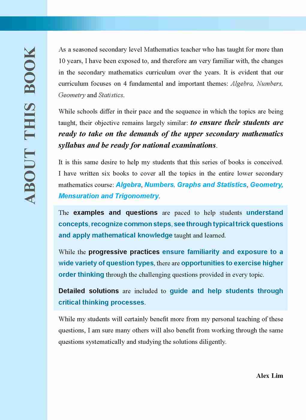 INTEGRATED MATHEMATICS NUMBERS, GRAPHS & STATISTICS For SECONDARY 1 [G3 and IP]