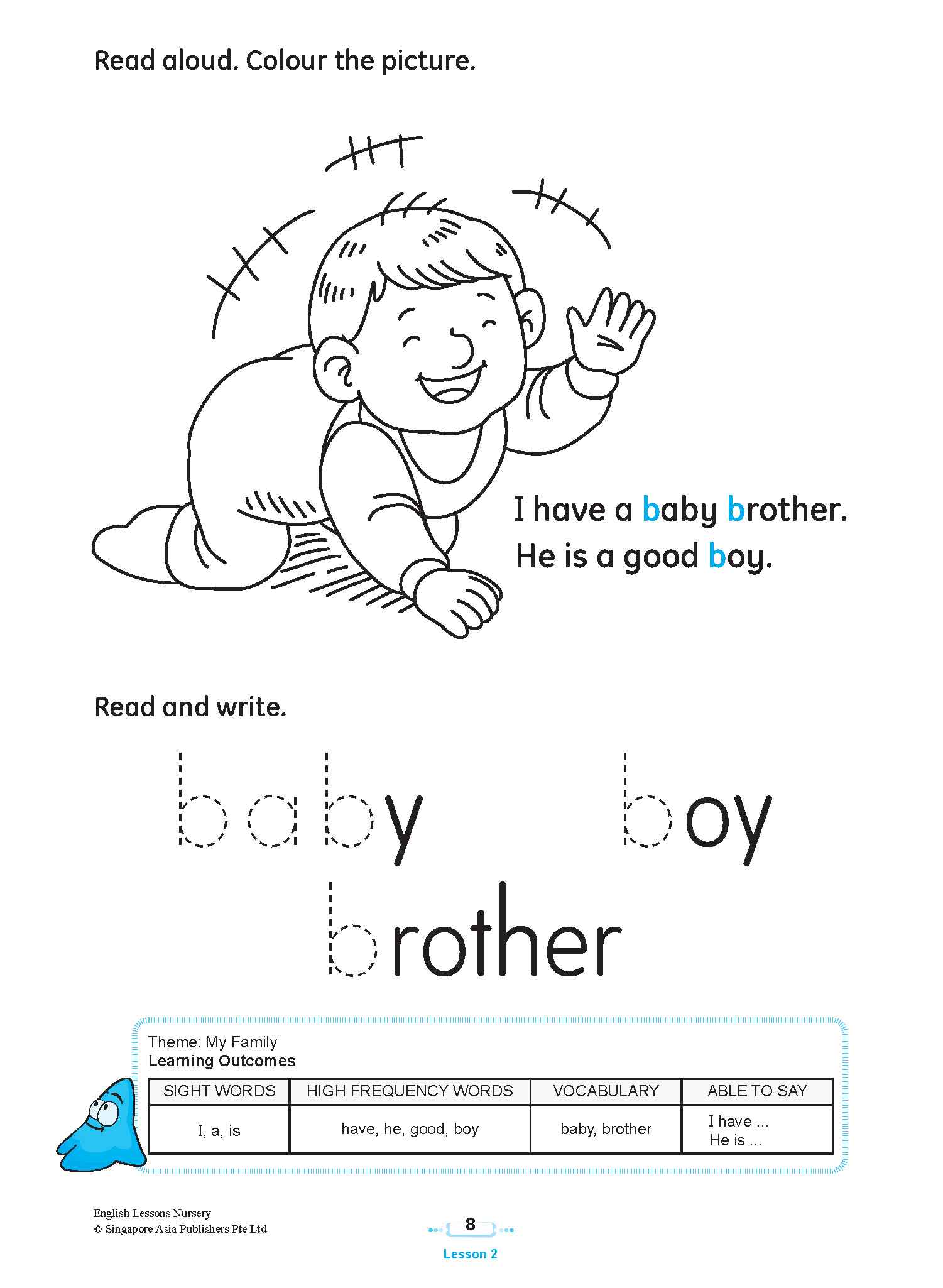 ENGLISH LESSONS Nursery