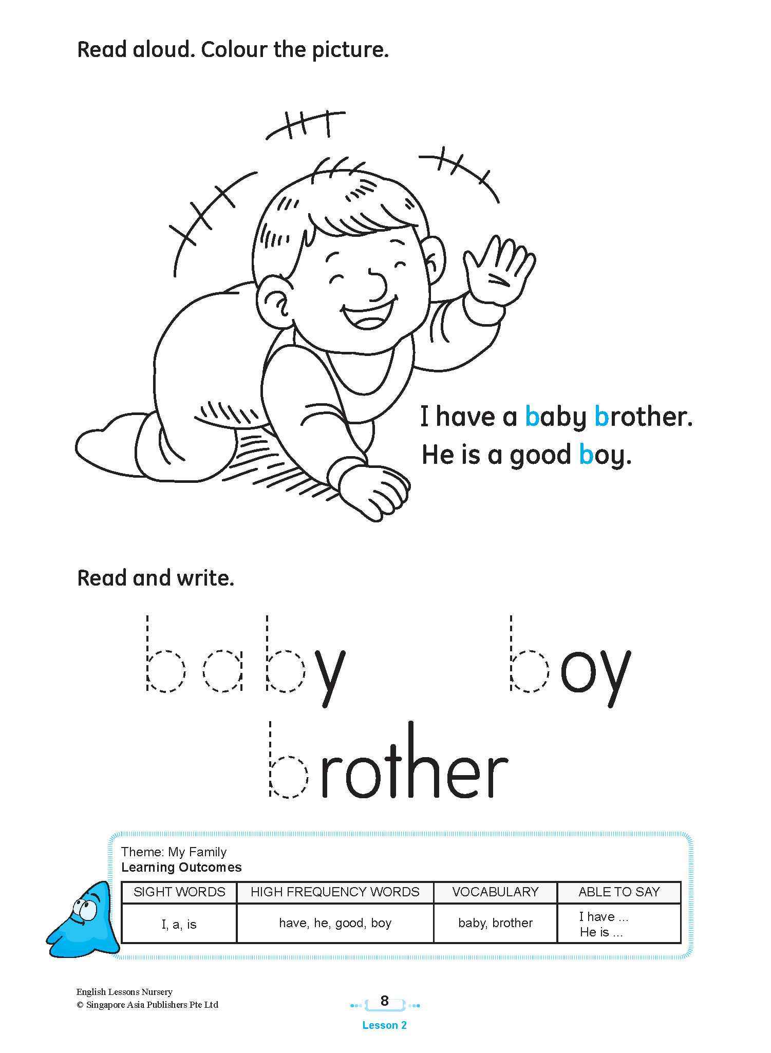 ENGLISH LESSONS Nursery