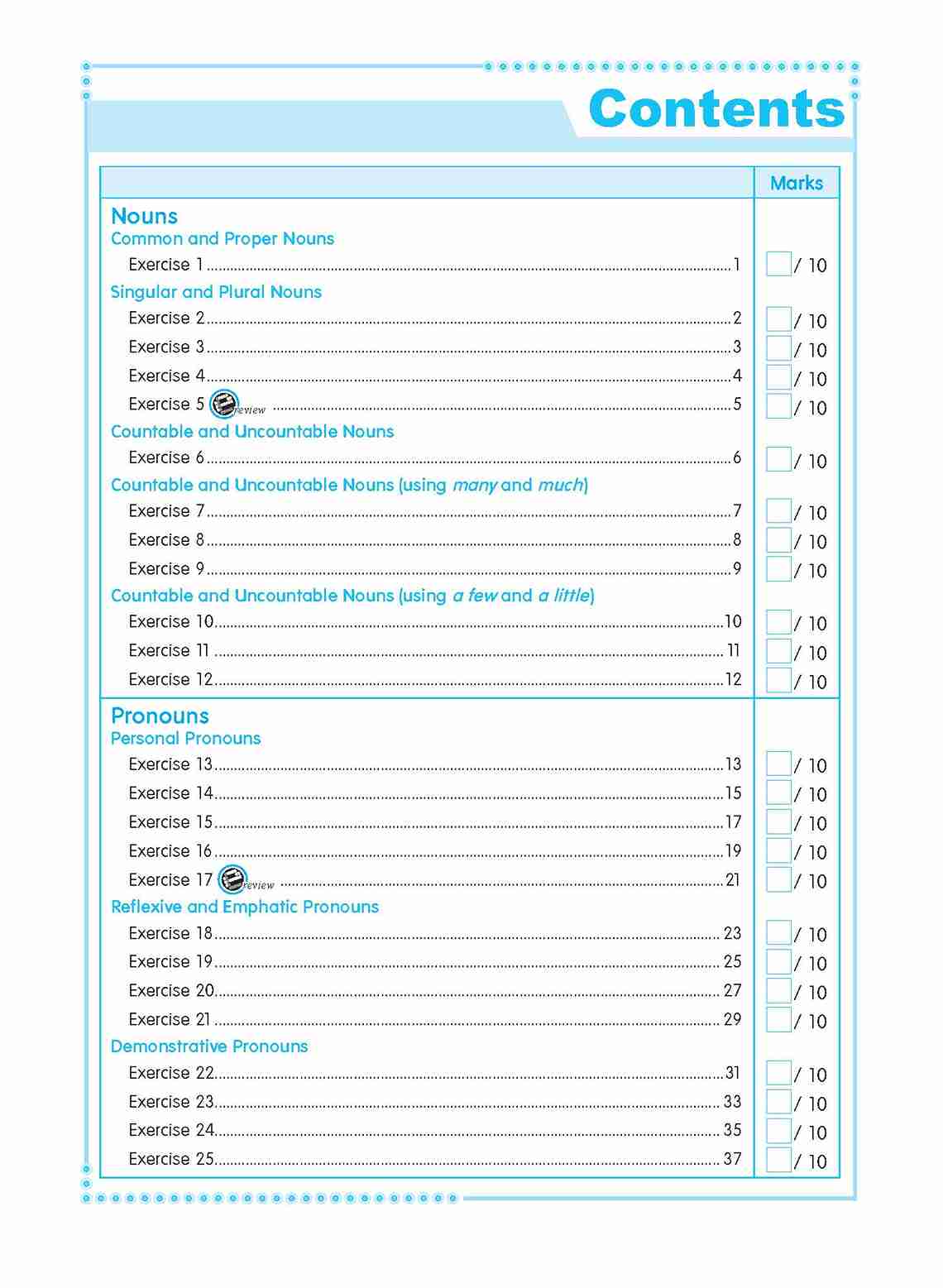 Conquer English Grammar Workbook 1