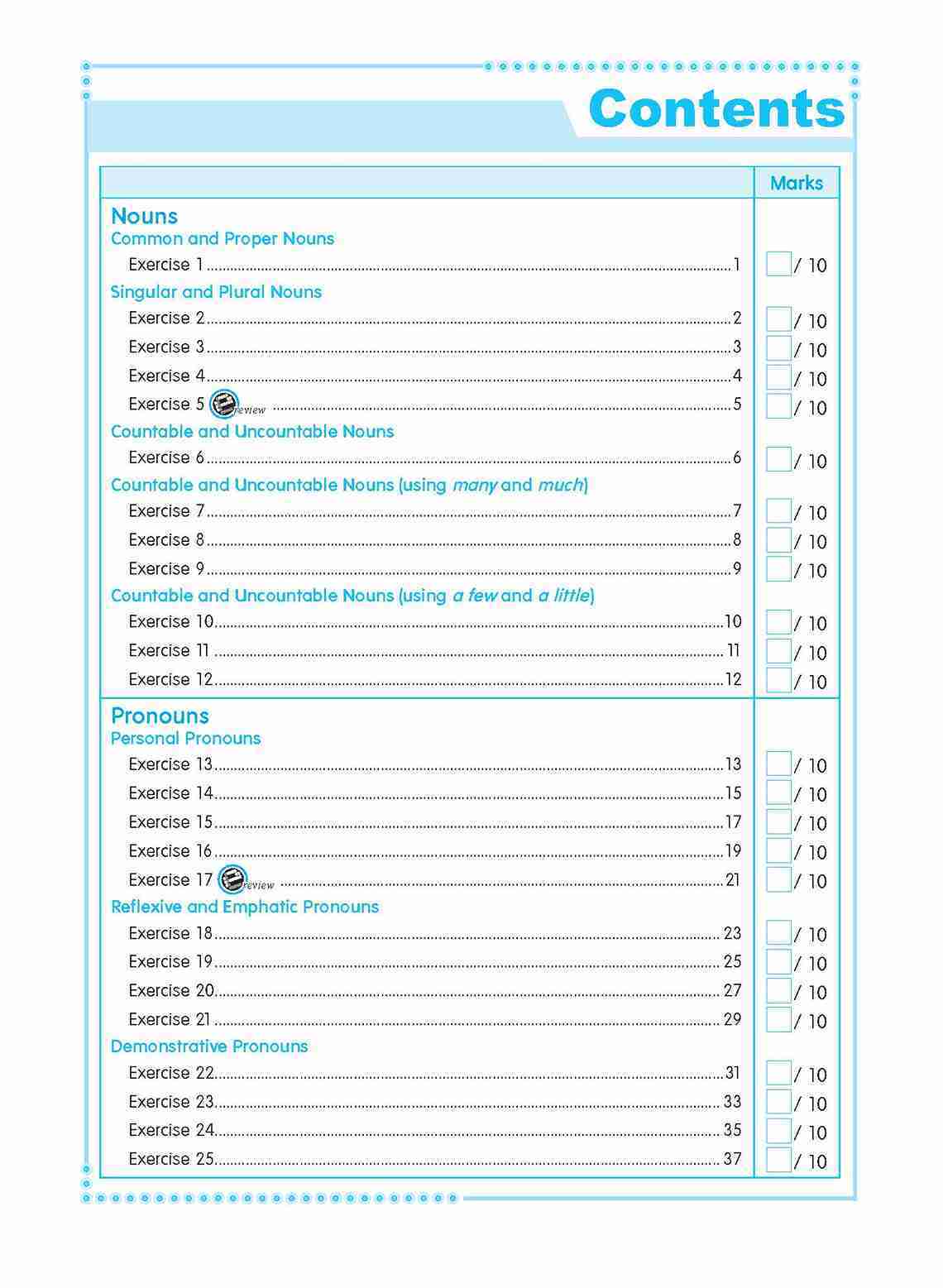 Conquer English Grammar Workbook 1