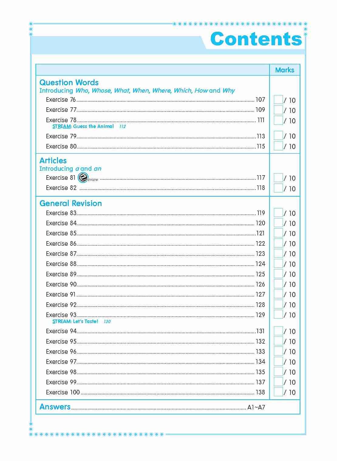 Conquer English Grammar Workbook 1