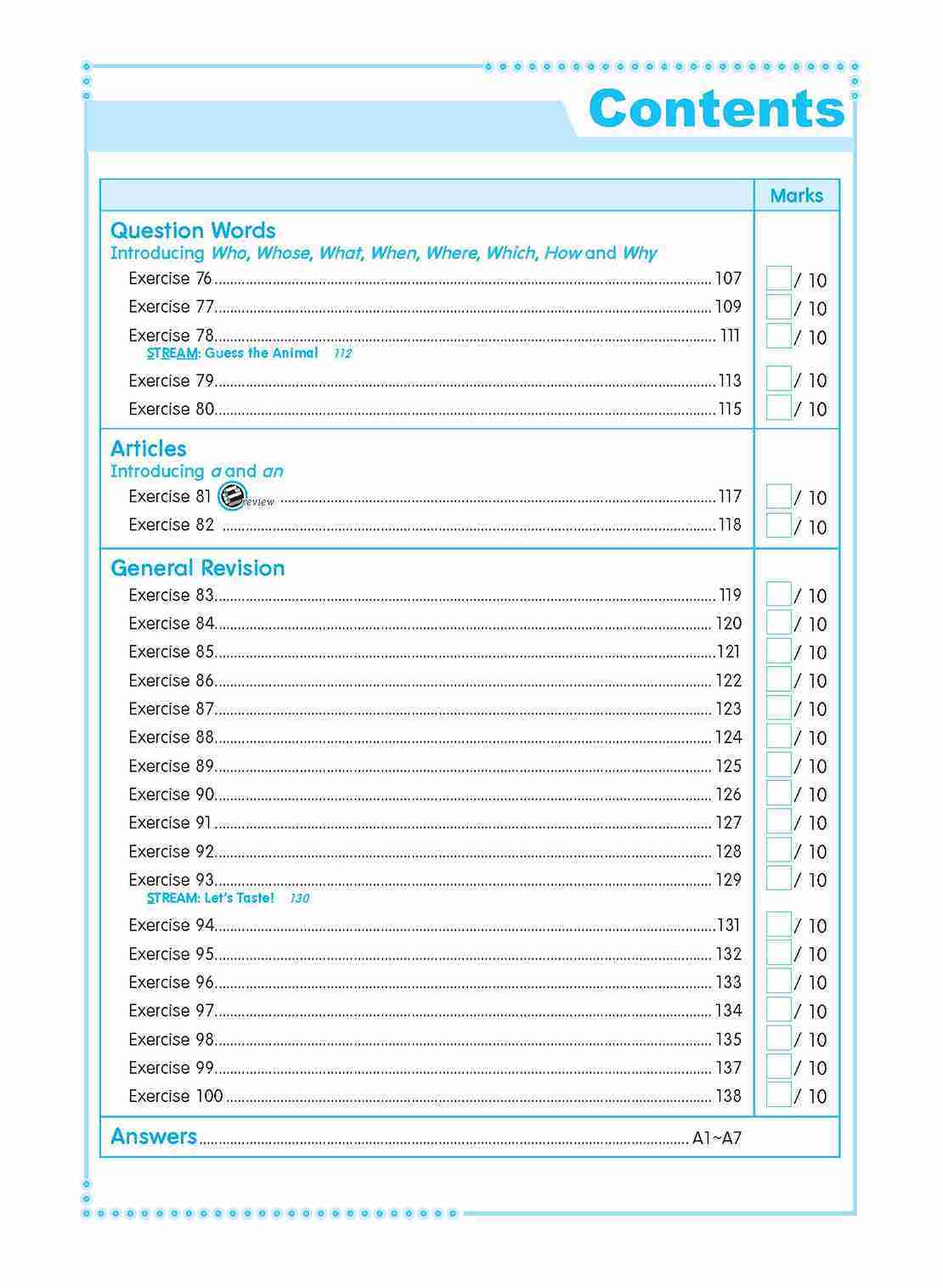 Conquer English Grammar Workbook 1