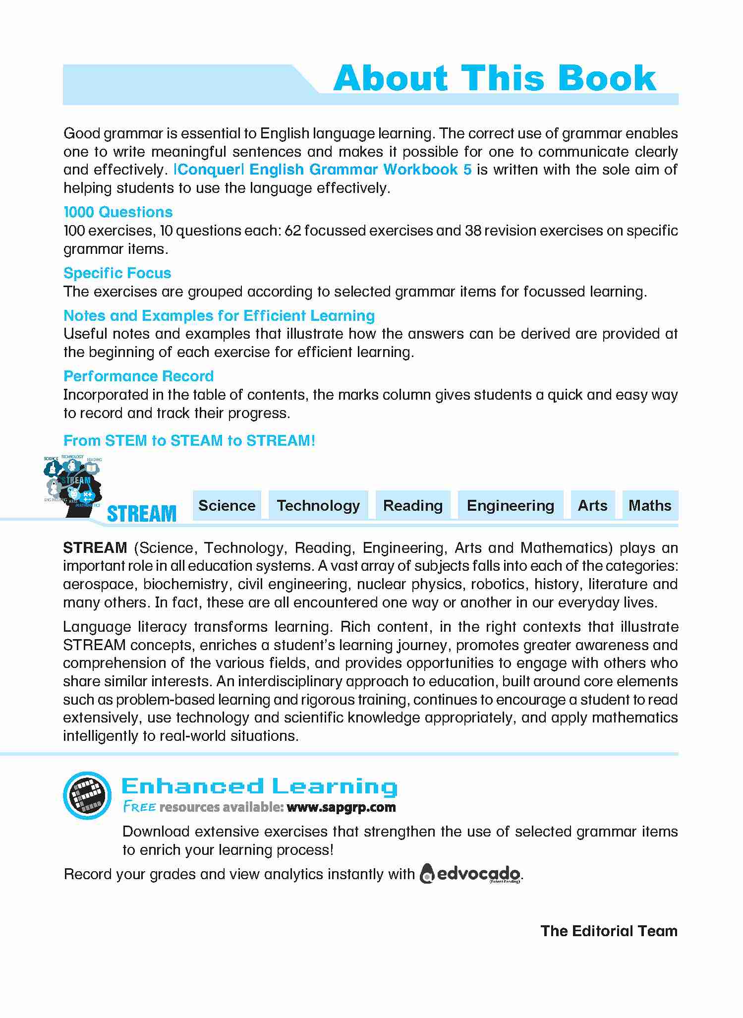 Conquer English Grammar Workbook 5