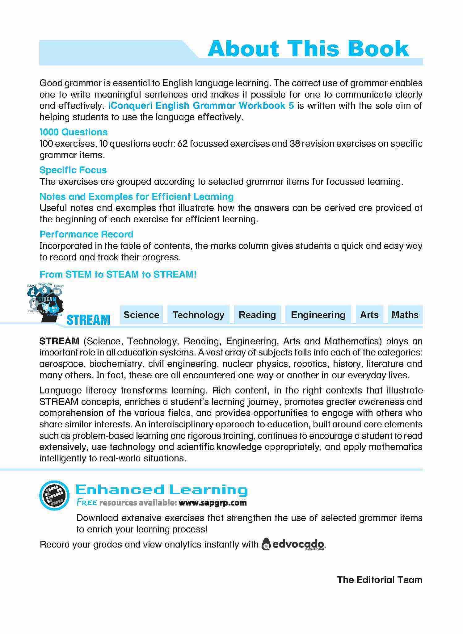 Conquer English Grammar Workbook 5