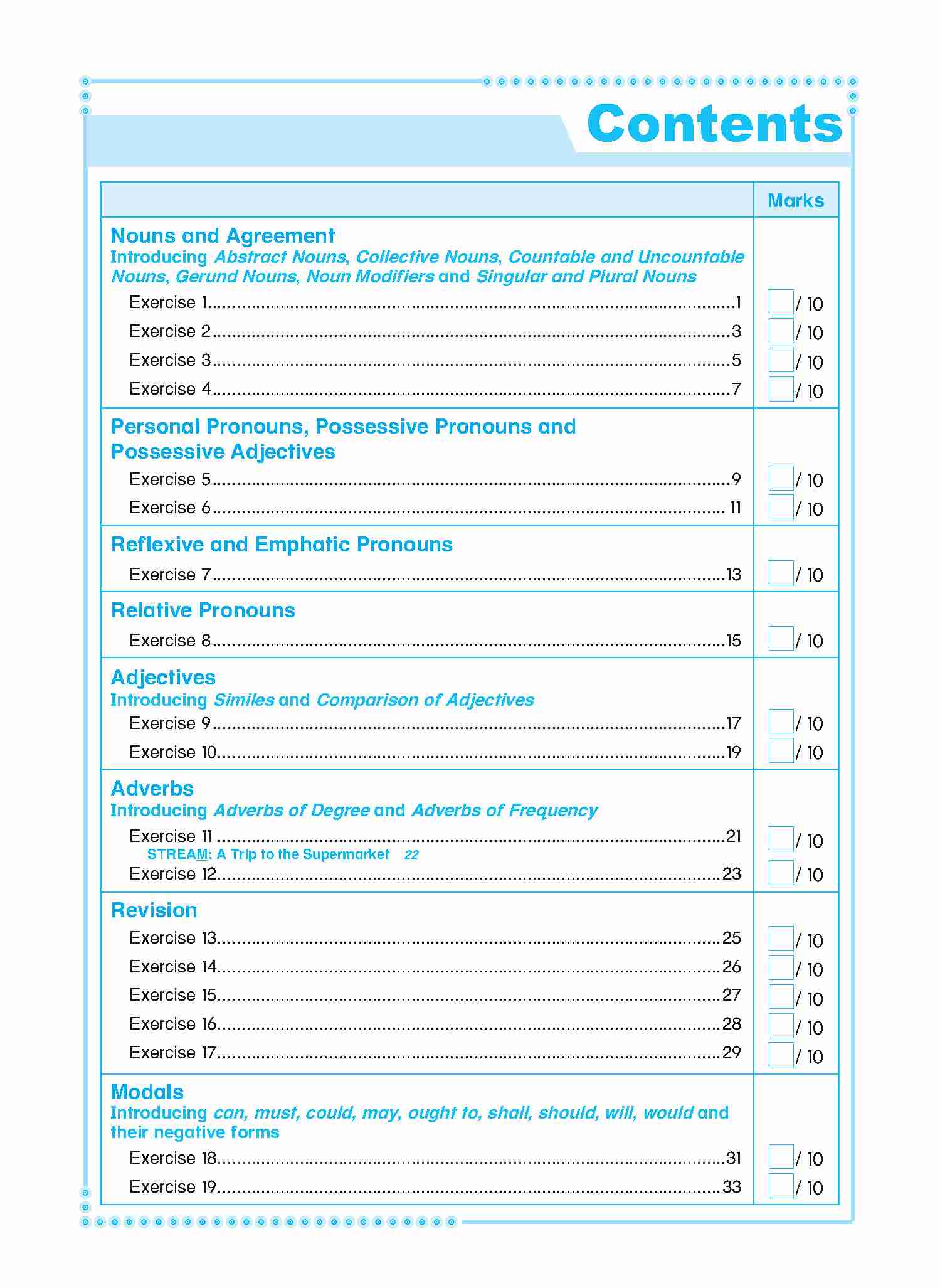 Conquer English Grammar Workbook 5
