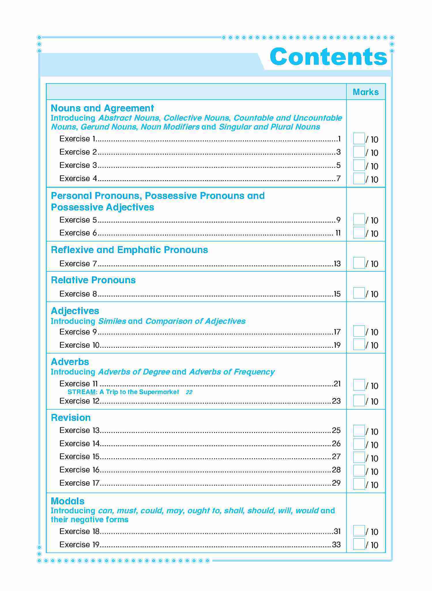 Conquer English Grammar Workbook 5