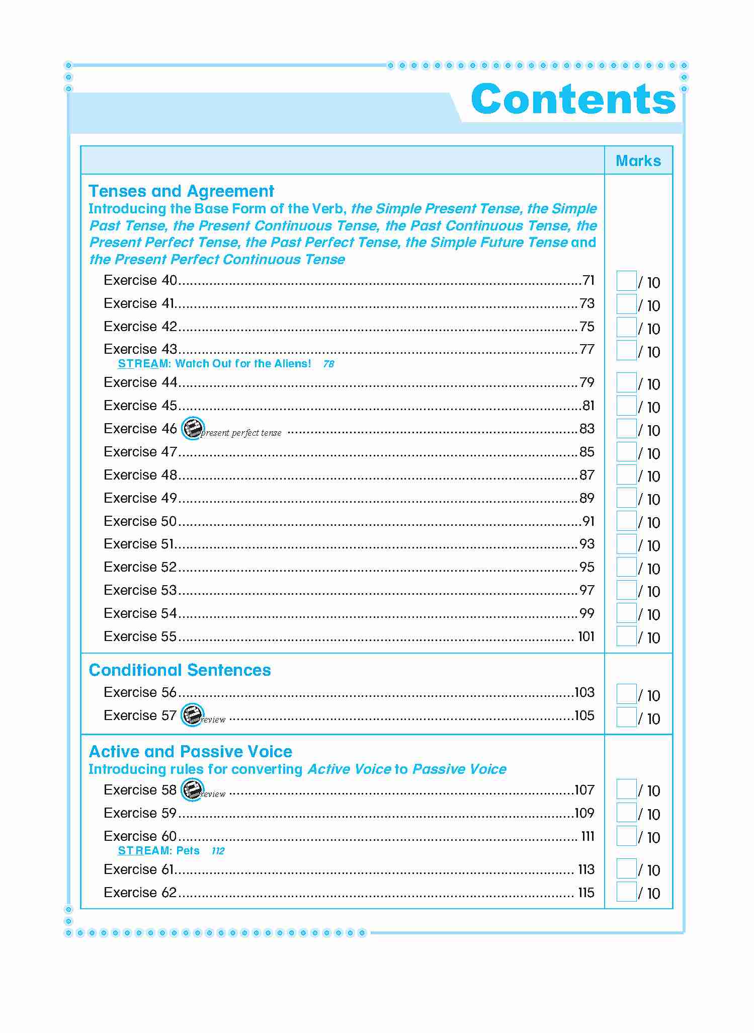 Conquer English Grammar Workbook 5