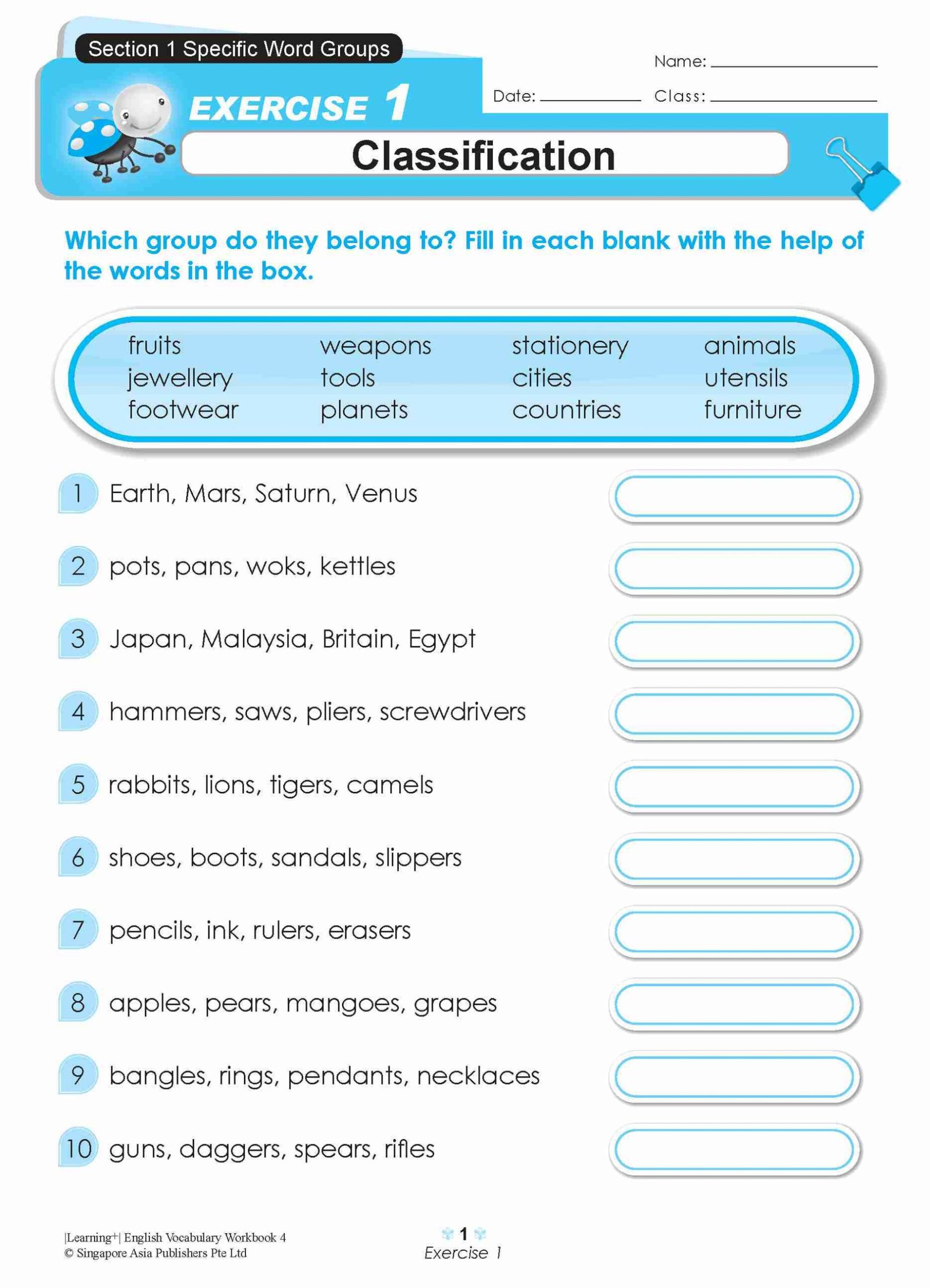 LEARNING+ ENGLISH VOCABULARY Workbook 4