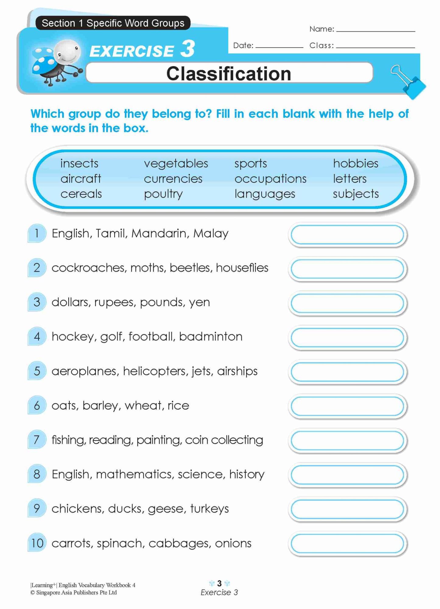 LEARNING+ ENGLISH VOCABULARY Workbook 4