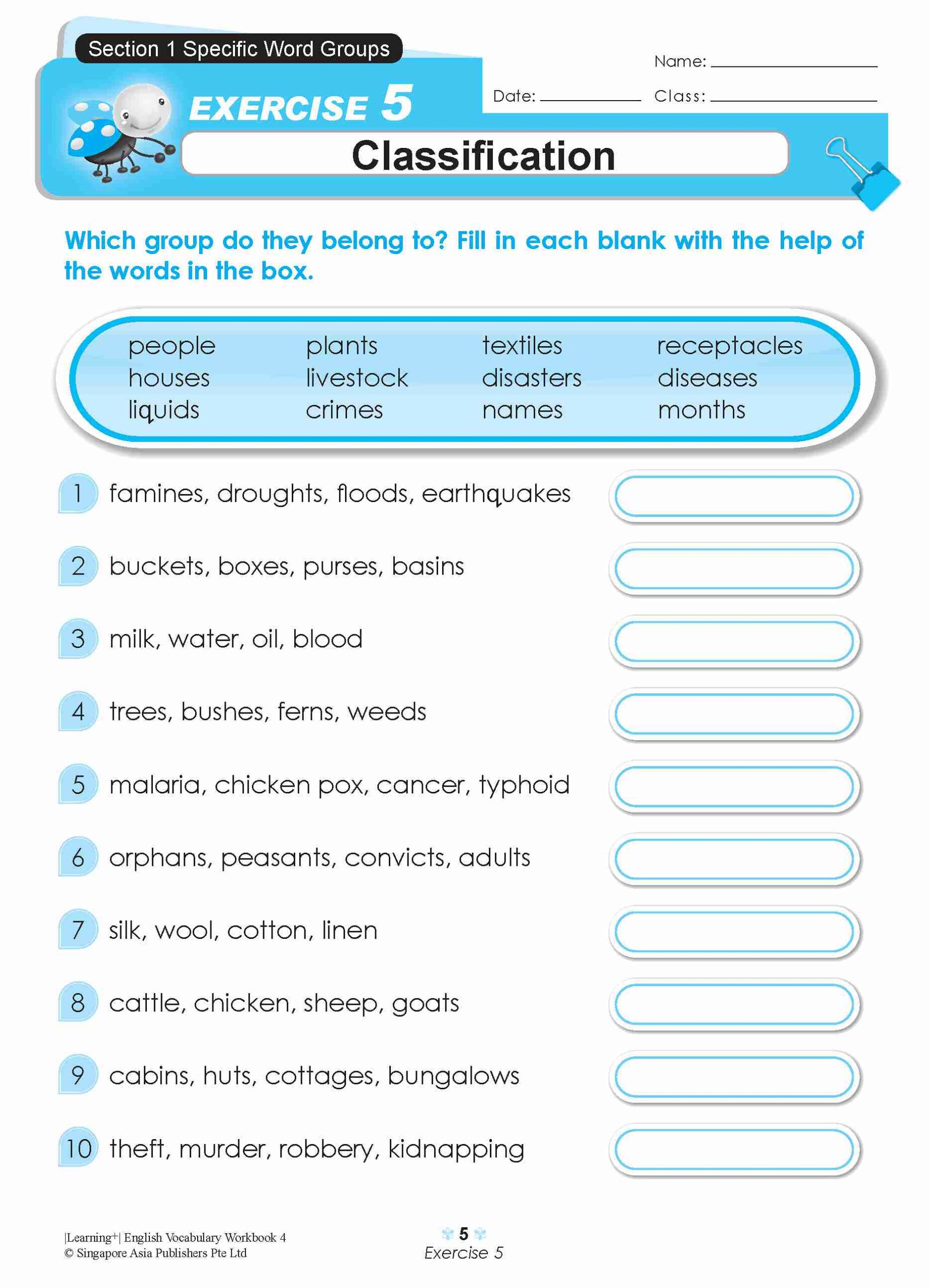 LEARNING+ ENGLISH VOCABULARY Workbook 4