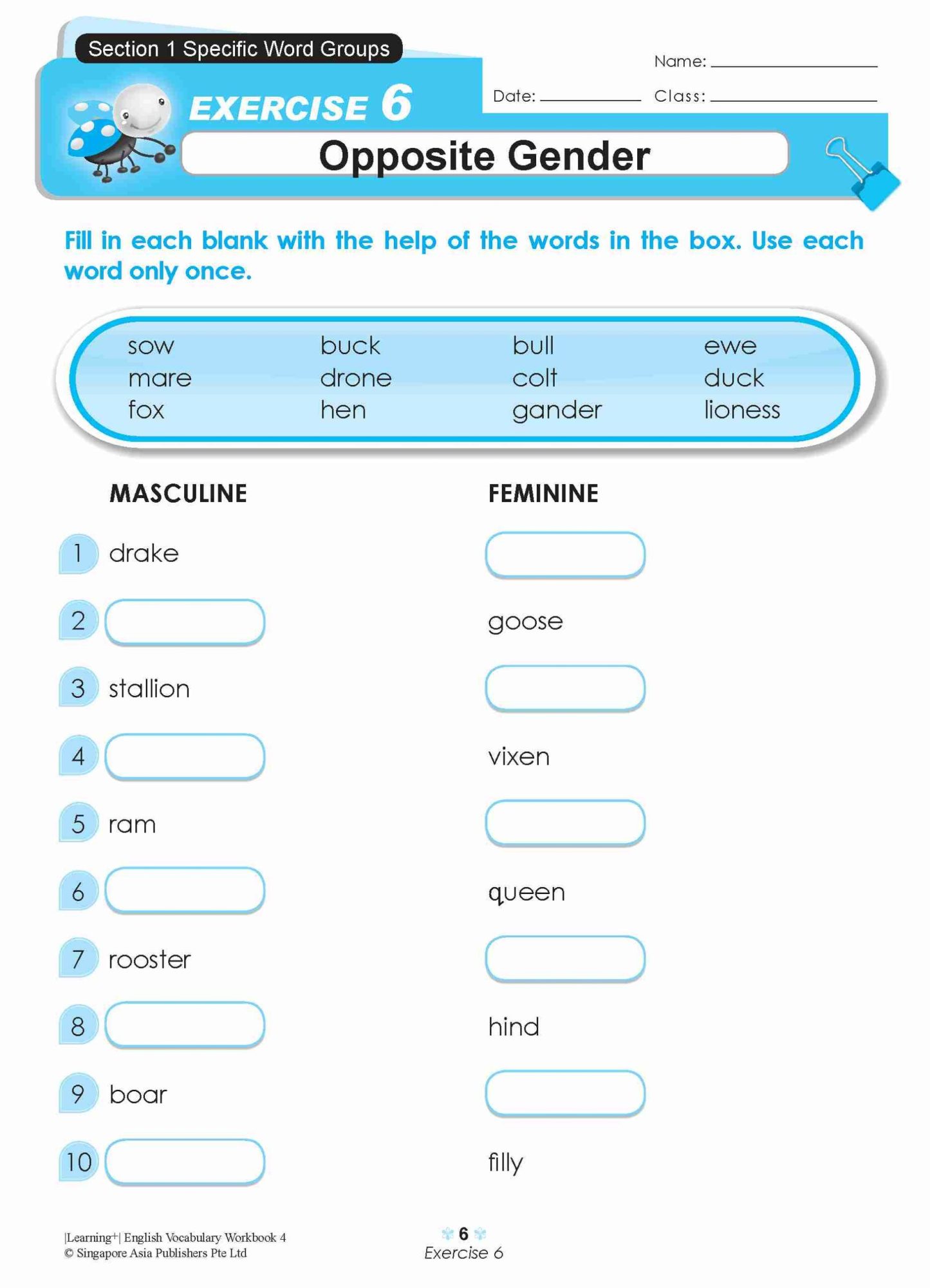 LEARNING+ ENGLISH VOCABULARY Workbook 4