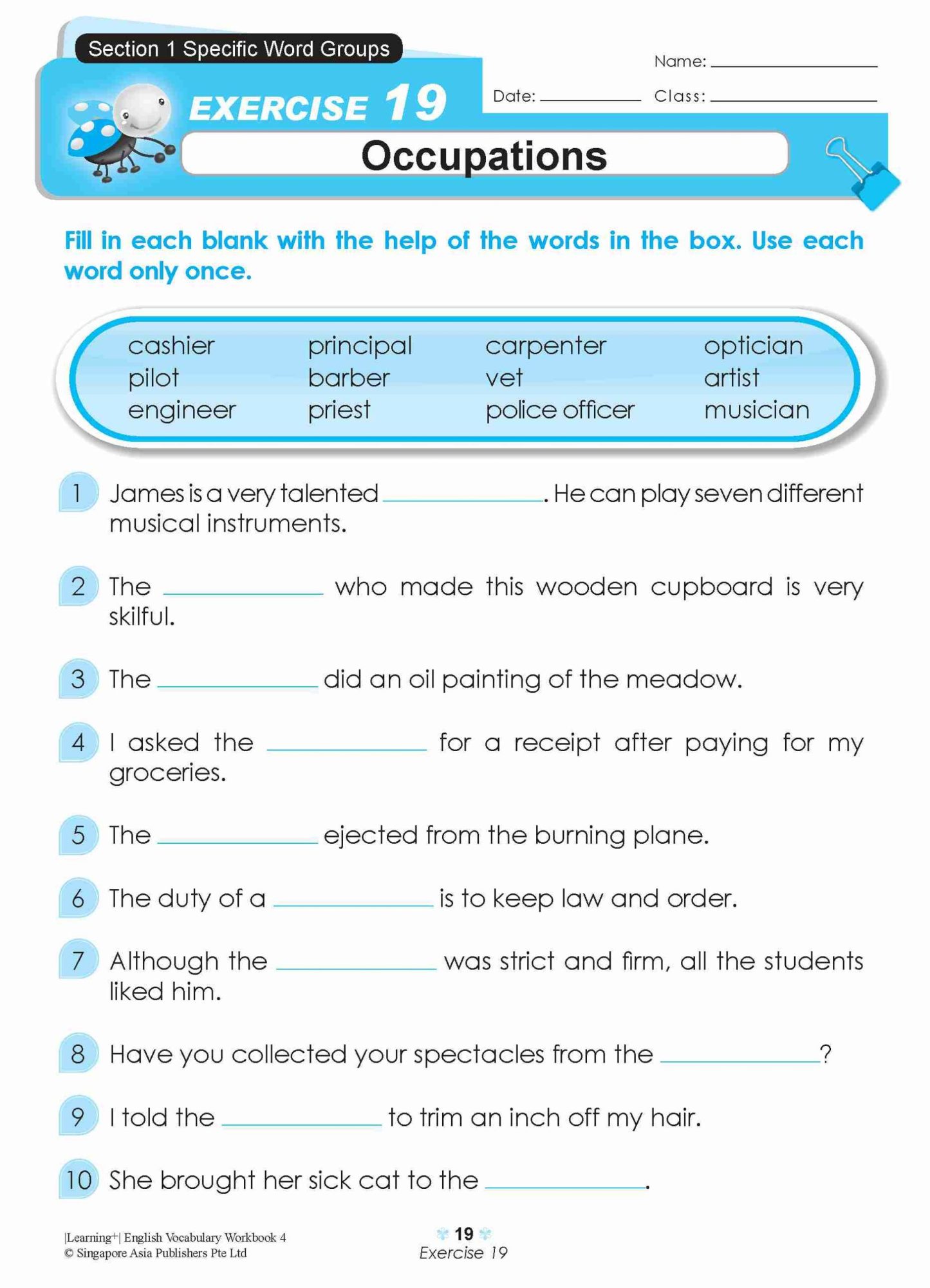 LEARNING+ ENGLISH VOCABULARY Workbook 4