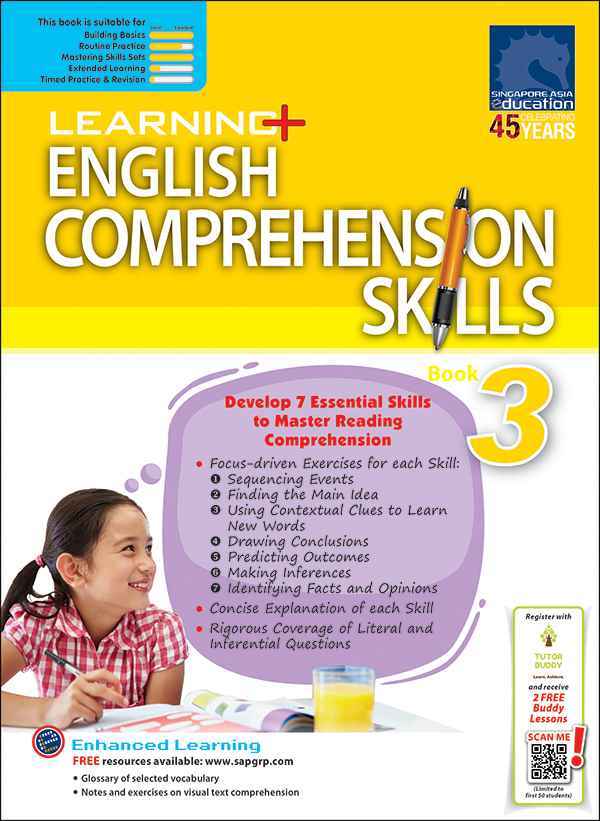 LEARNING+ ENGLISH COMPREHENSION SKILLS Book 3