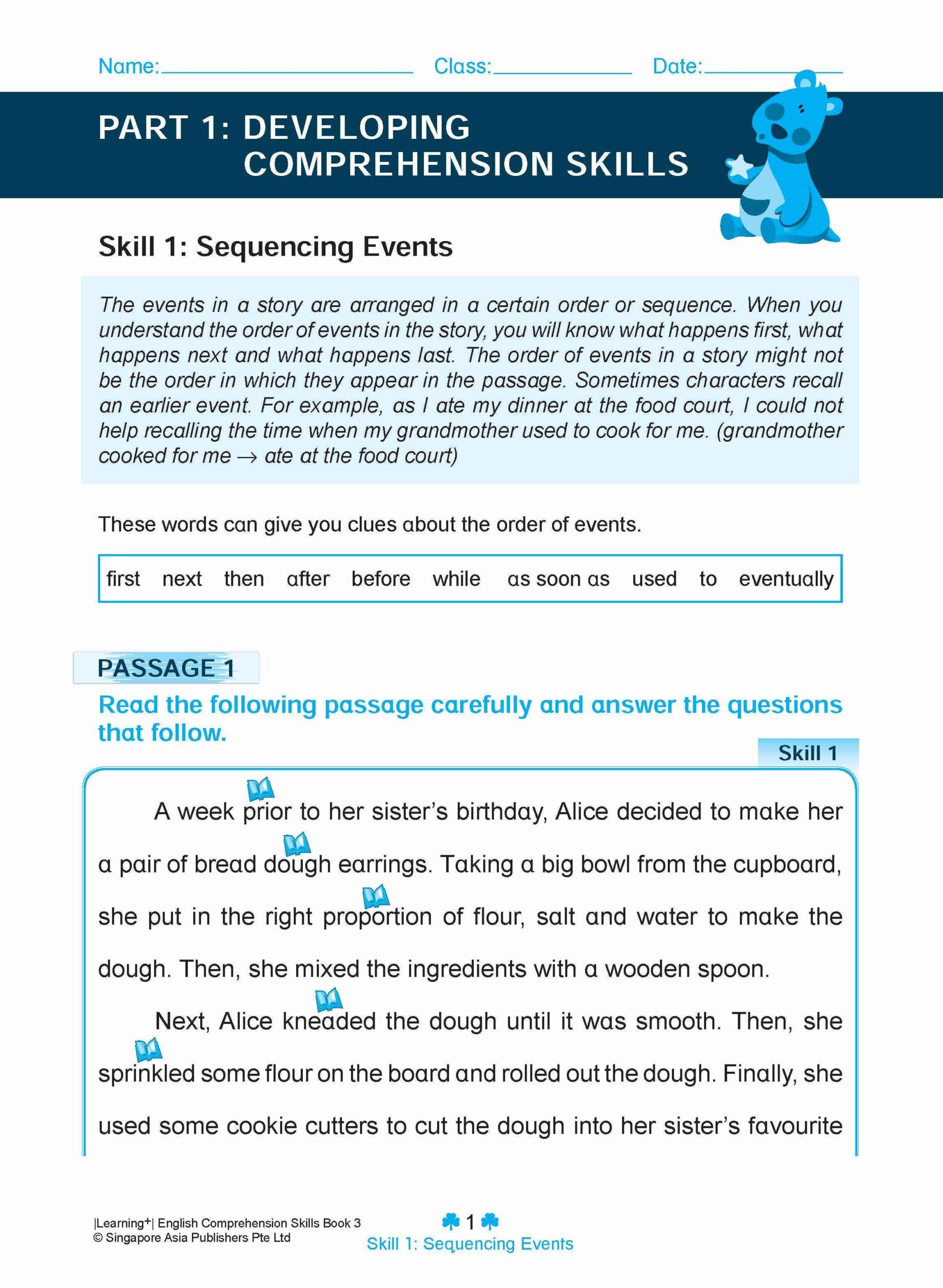 LEARNING+ ENGLISH COMPREHENSION SKILLS Book 3