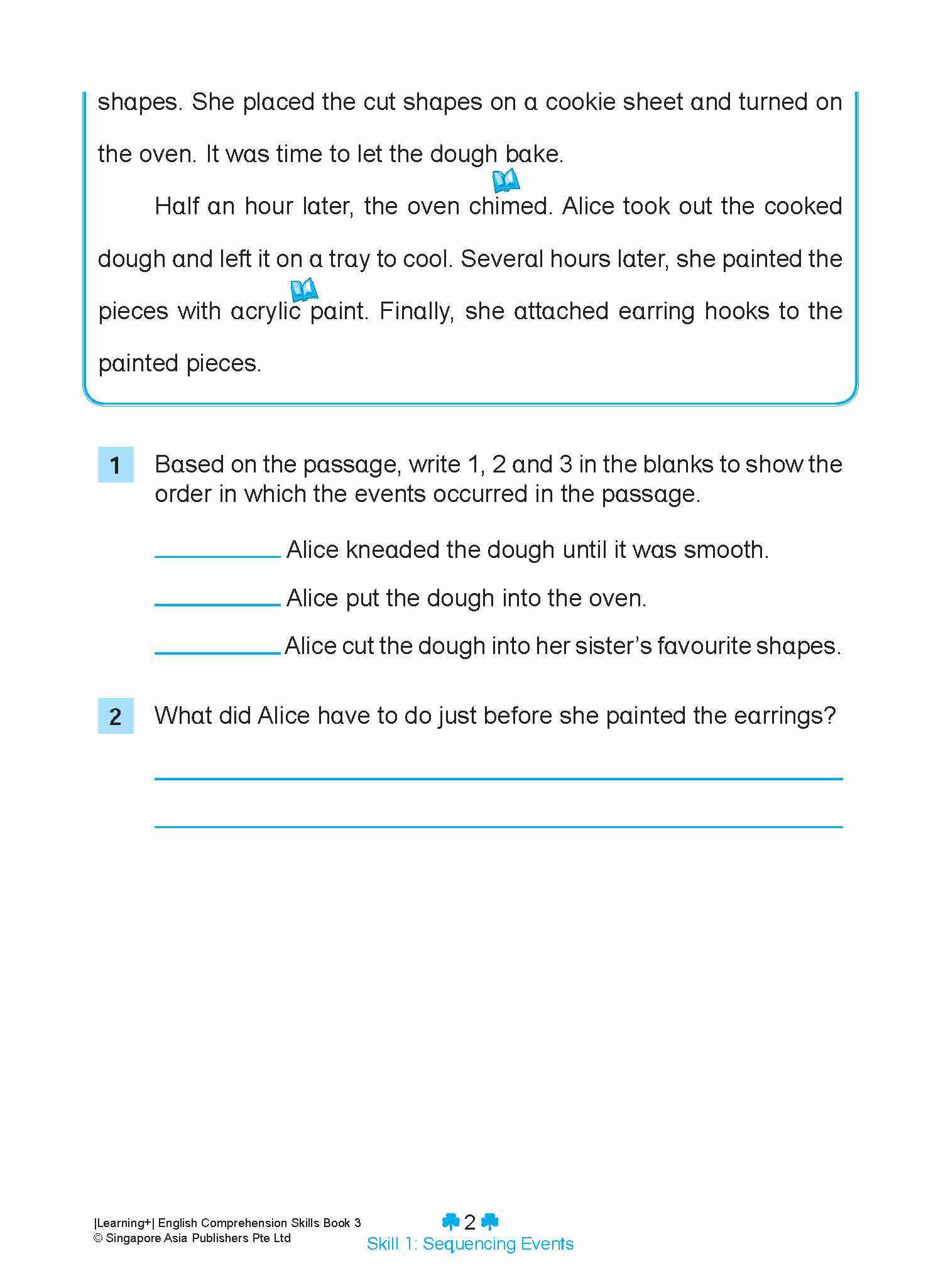 LEARNING+ ENGLISH COMPREHENSION SKILLS Book 3