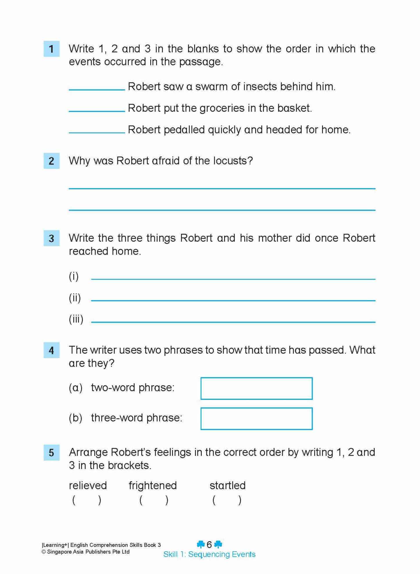 LEARNING+ ENGLISH COMPREHENSION SKILLS Book 3