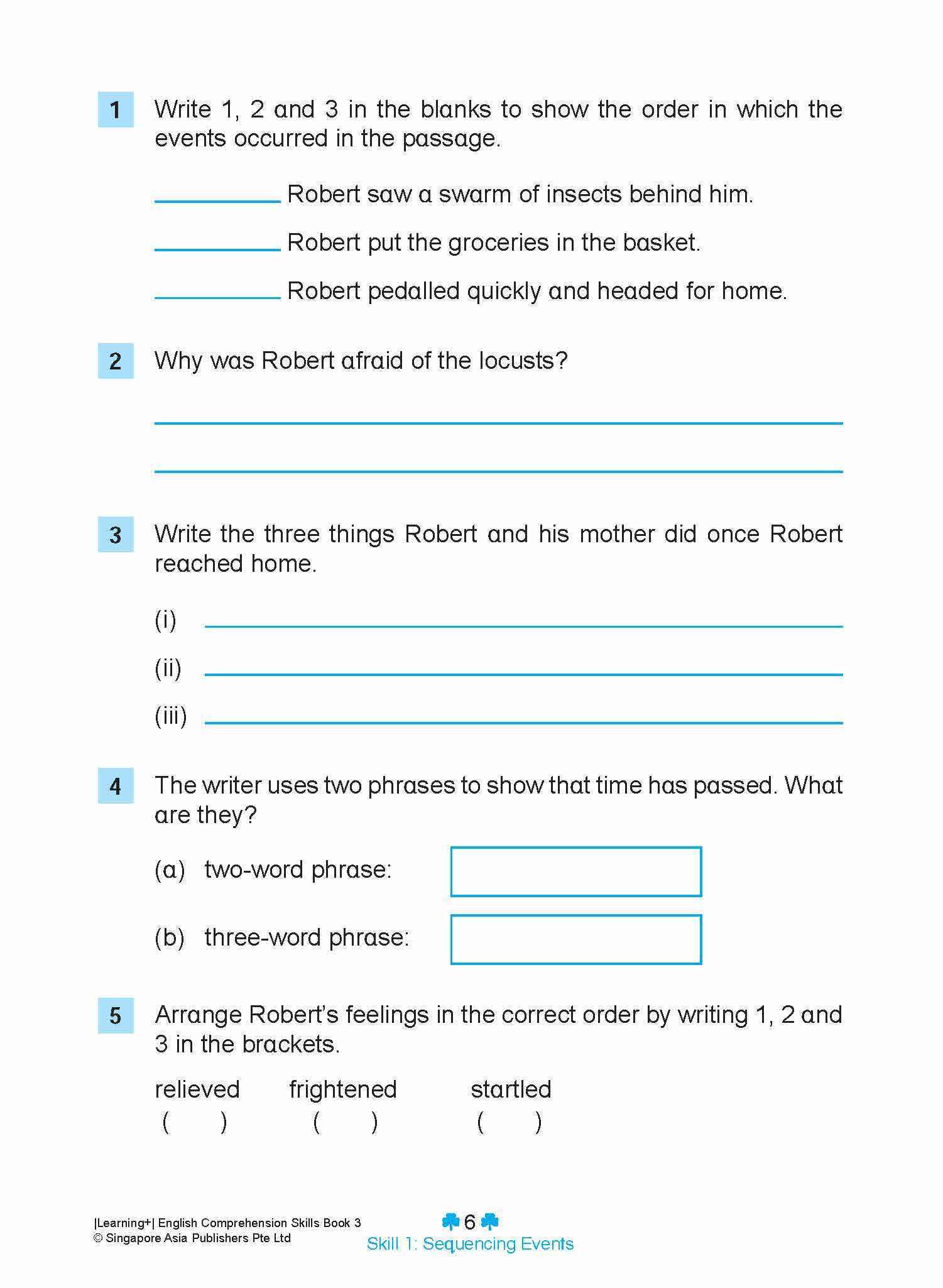 LEARNING+ ENGLISH COMPREHENSION SKILLS Book 3
