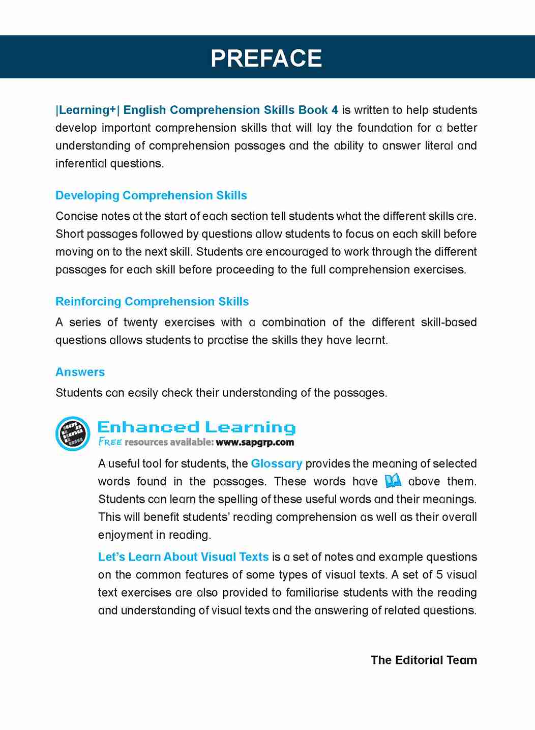 LEARNING+ ENGLISH COMPREHENSION SKILLS Book 4