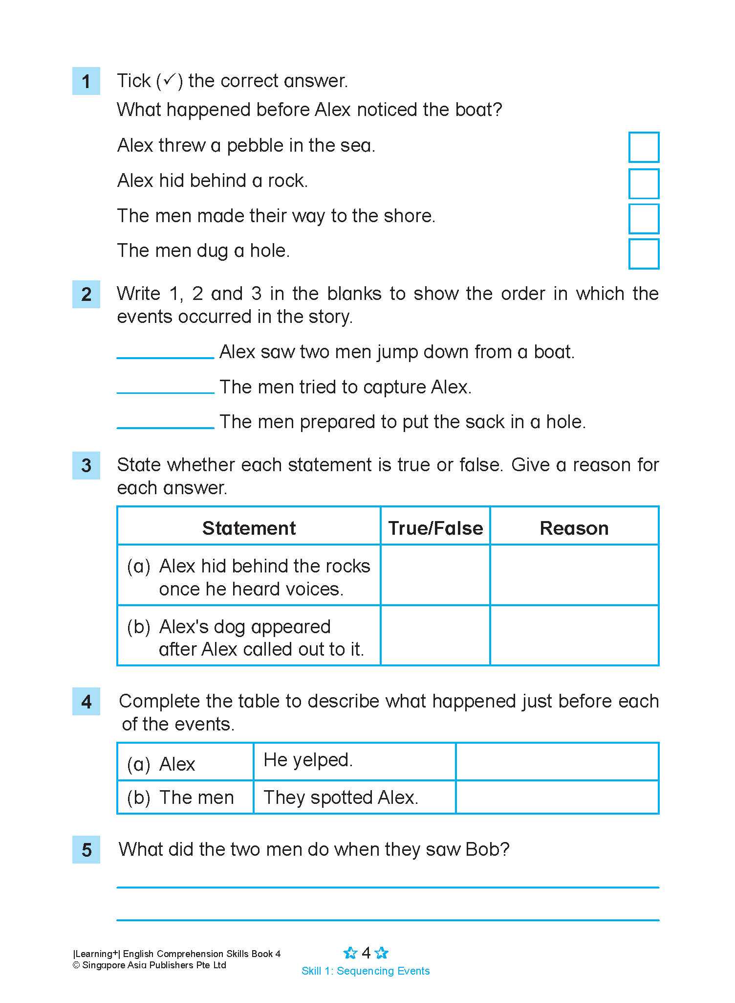 LEARNING+ ENGLISH COMPREHENSION SKILLS Book 4