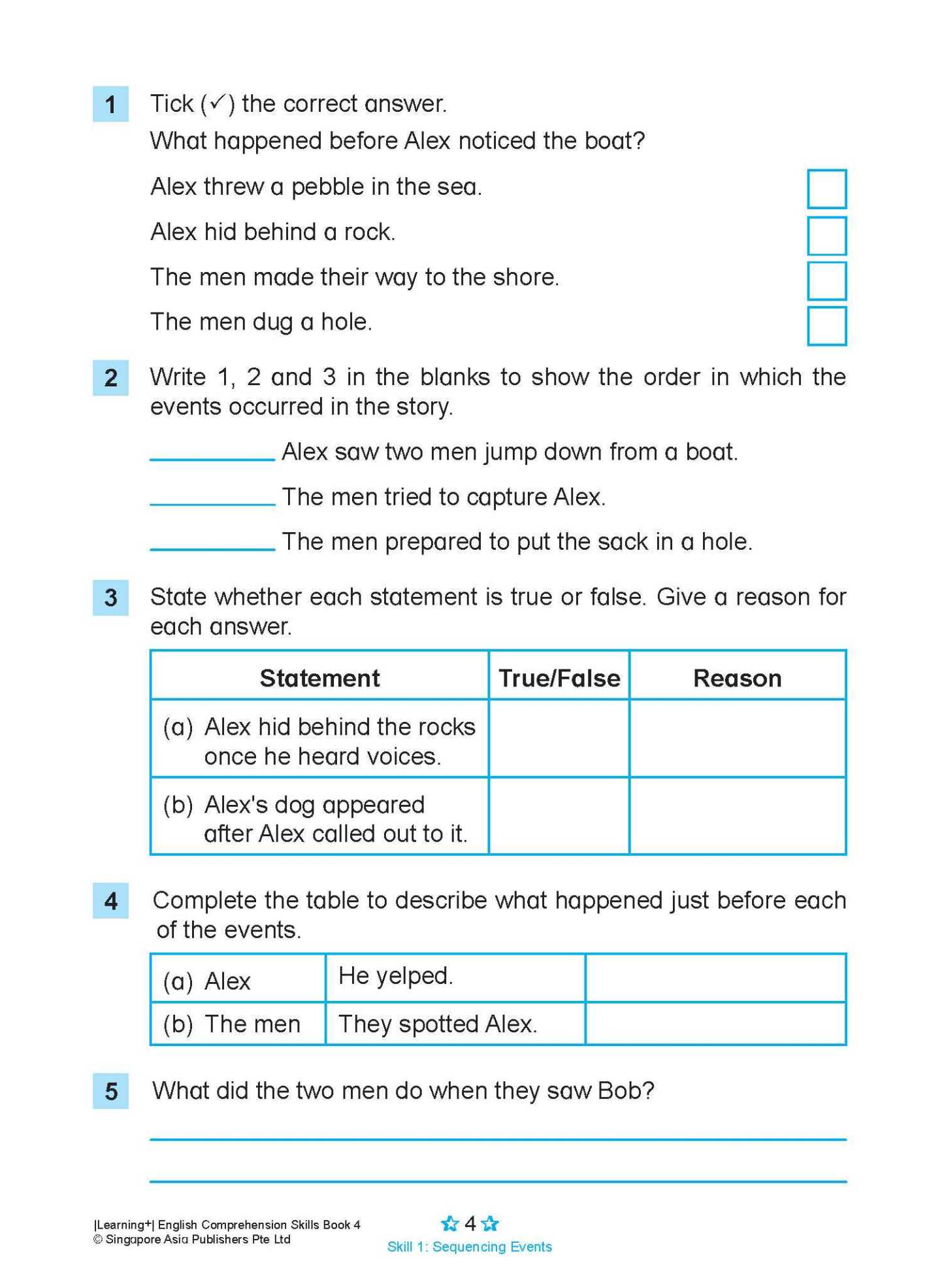 LEARNING+ ENGLISH COMPREHENSION SKILLS Book 4
