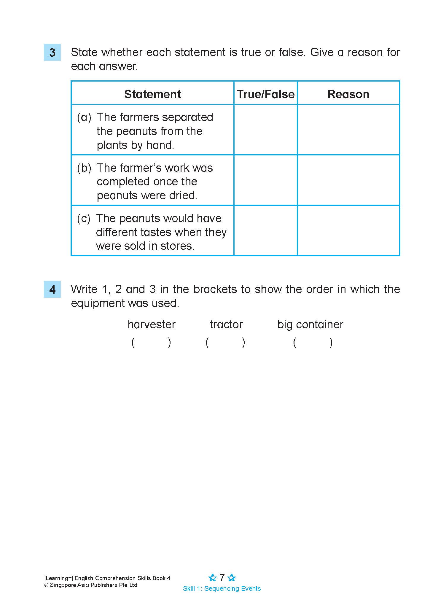 LEARNING+ ENGLISH COMPREHENSION SKILLS Book 4
