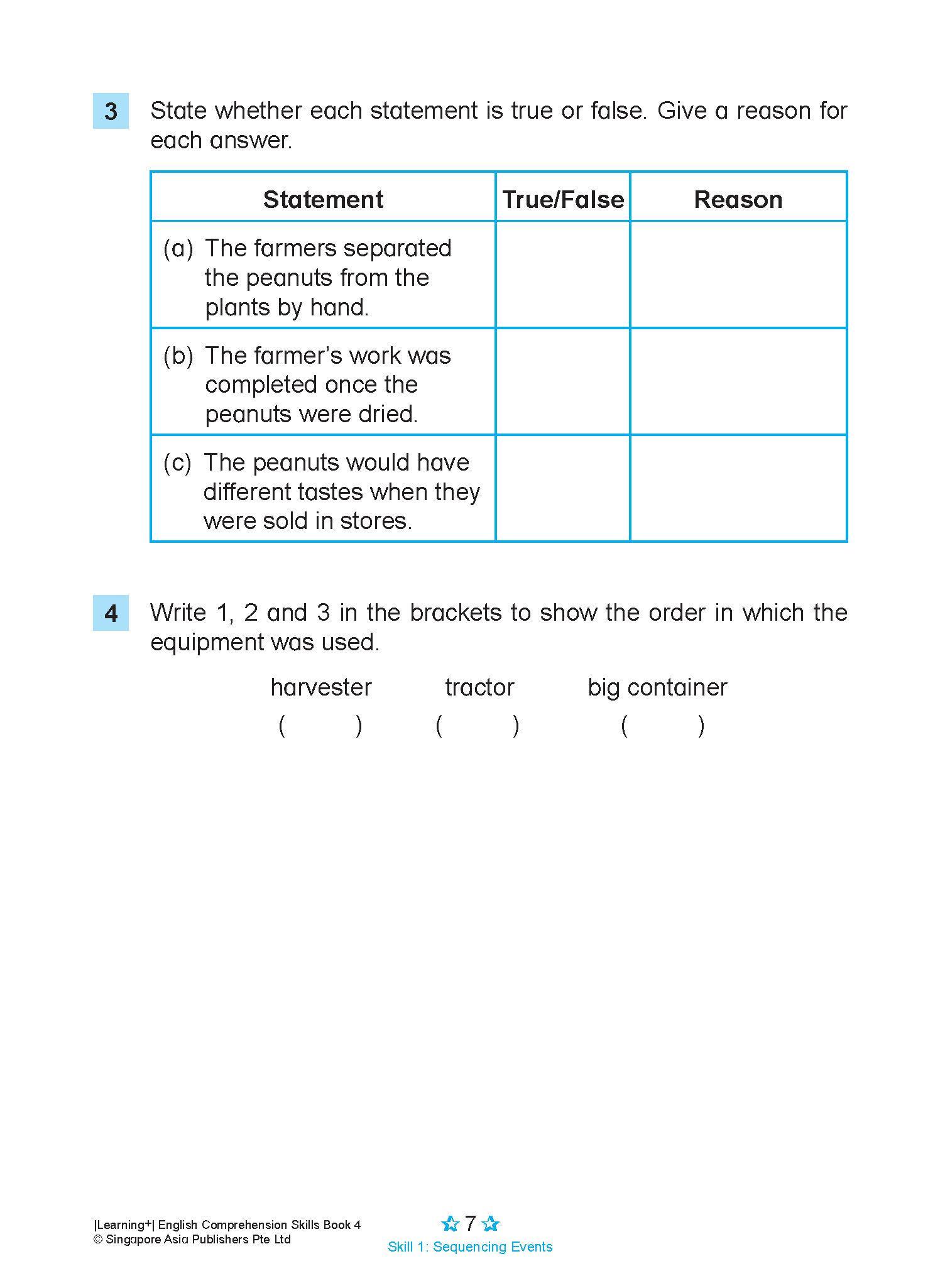 LEARNING+ ENGLISH COMPREHENSION SKILLS Book 4