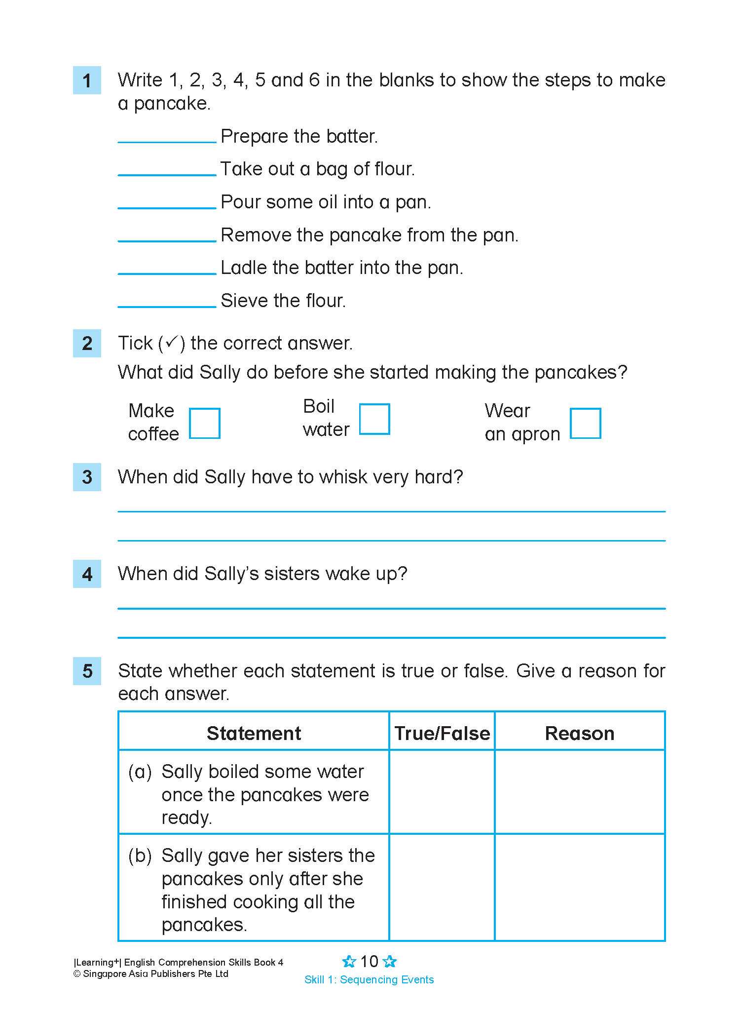LEARNING+ ENGLISH COMPREHENSION SKILLS Book 4