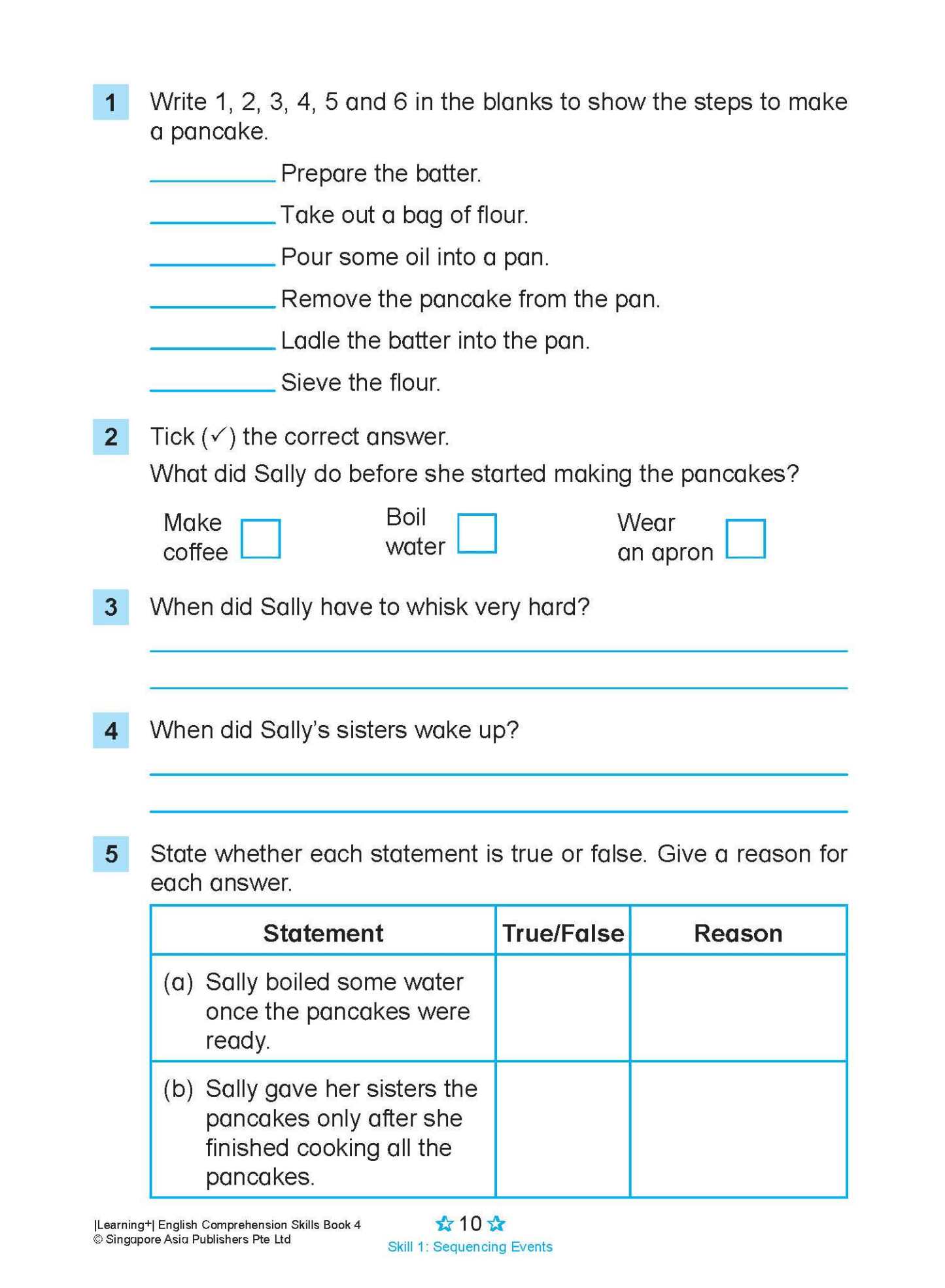 LEARNING+ ENGLISH COMPREHENSION SKILLS Book 4