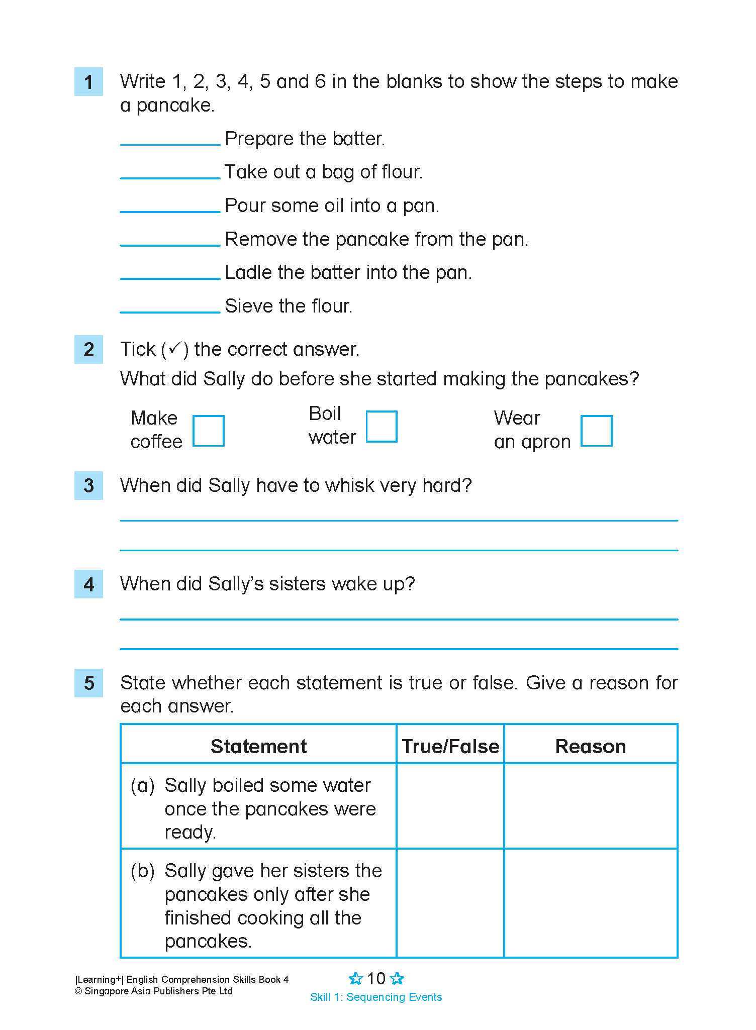 LEARNING+ ENGLISH COMPREHENSION SKILLS Book 4