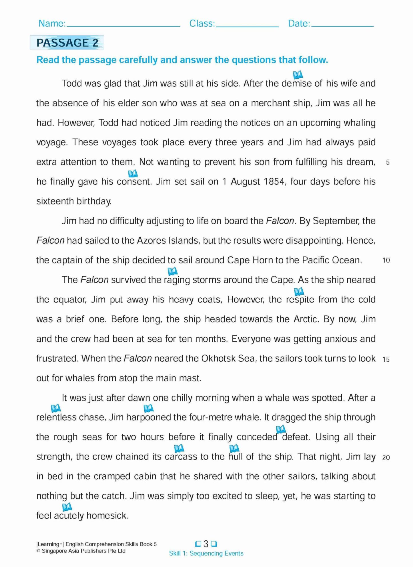 LEARNING+ ENGLISH COMPREHENSION SKILLS Book 5