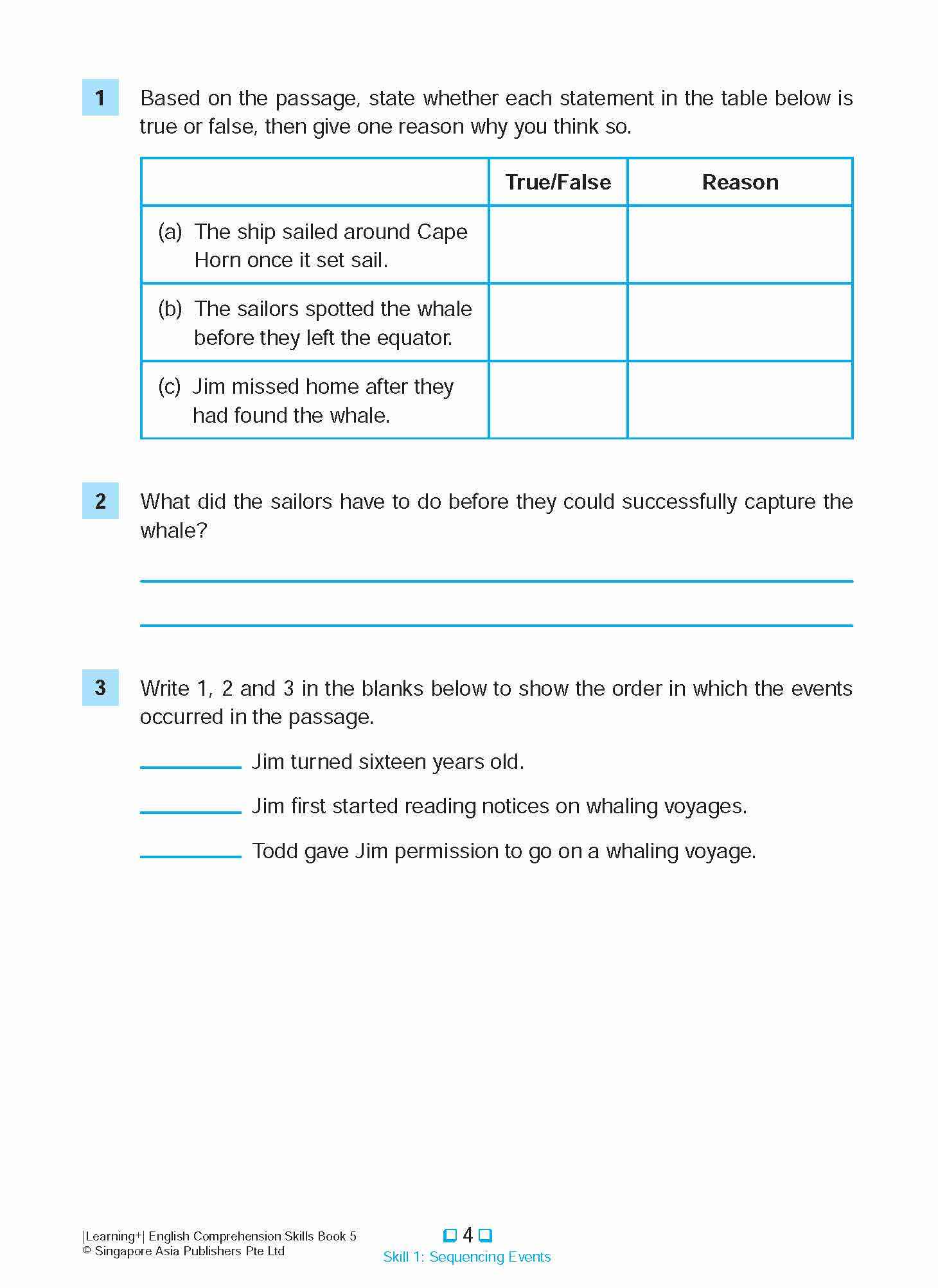 LEARNING+ ENGLISH COMPREHENSION SKILLS Book 5