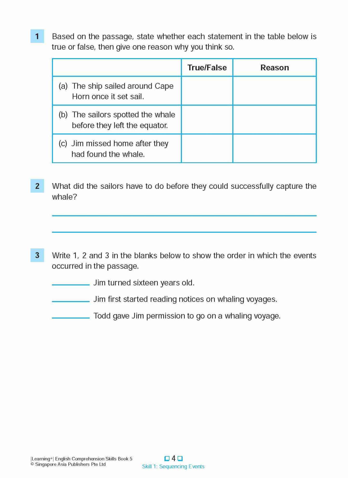 LEARNING+ ENGLISH COMPREHENSION SKILLS Book 5