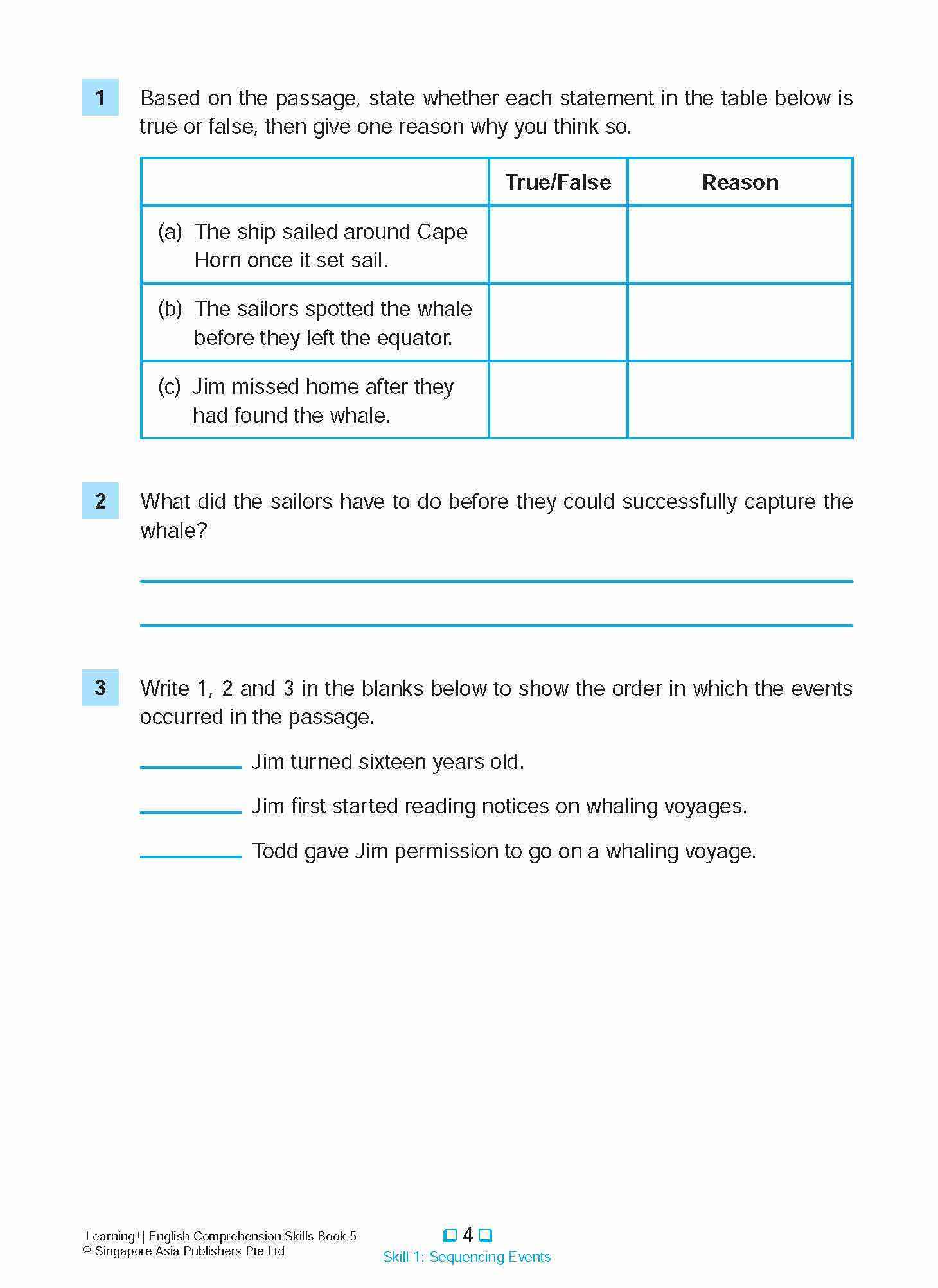 LEARNING+ ENGLISH COMPREHENSION SKILLS Book 5